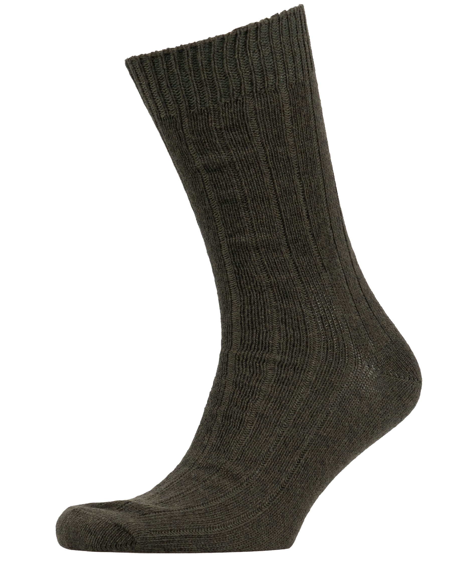 Westborn 3-pack wool socks, Dark khaki, large image number 1