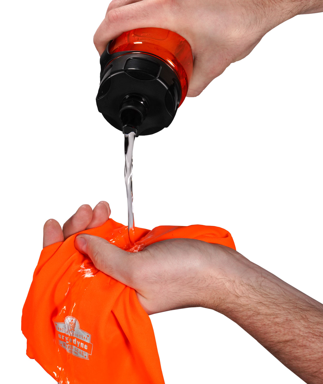 Ergodyne Chill-Its 6487 kj&oslash;le hals, Oransje, Oransje, large image number 3