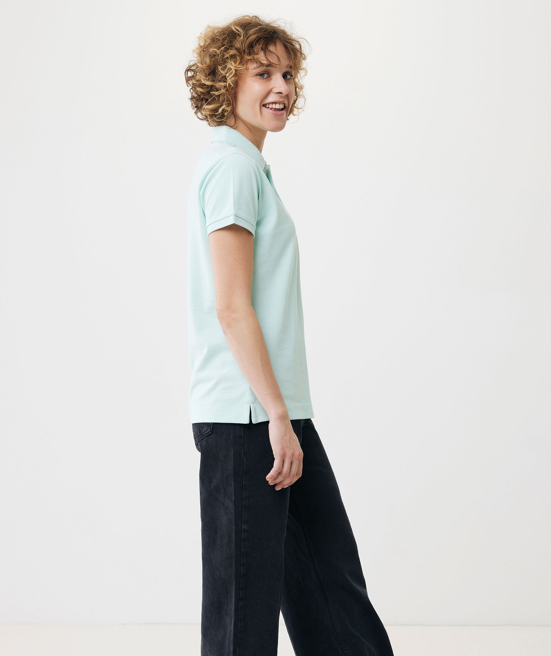 Iqoniq Yosemite Damen Poloshirt, Crushed Mint, large image number 4