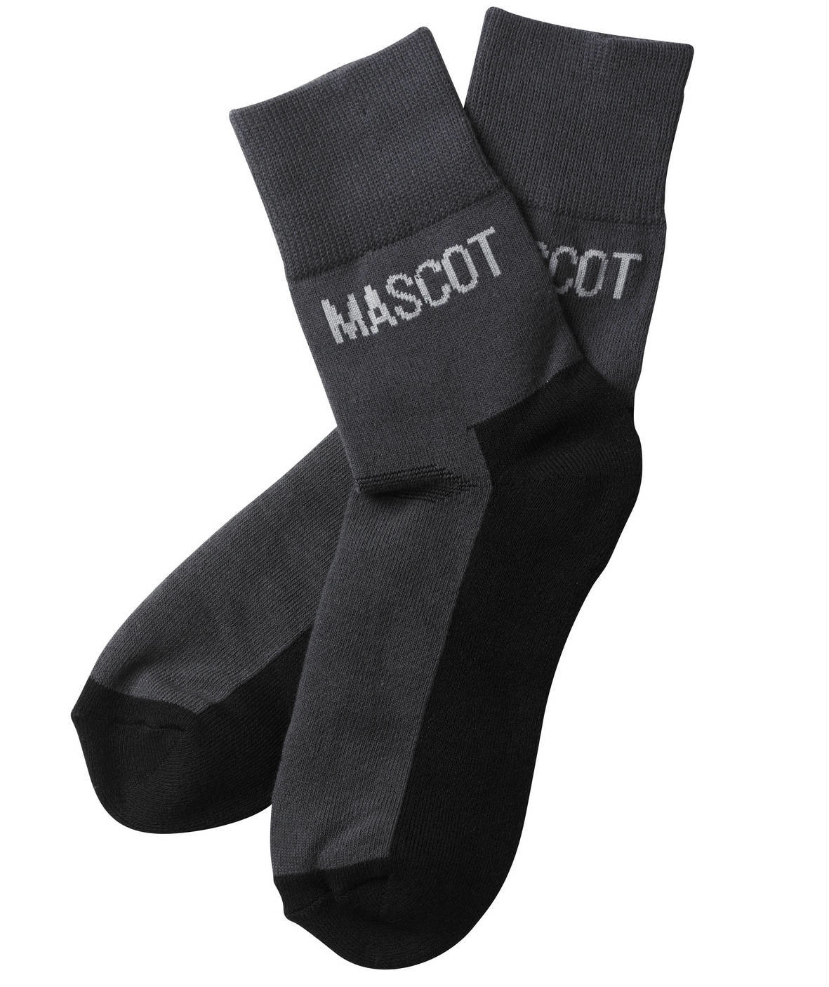 Mascot Tanga socks, Dark Anthracite/Black