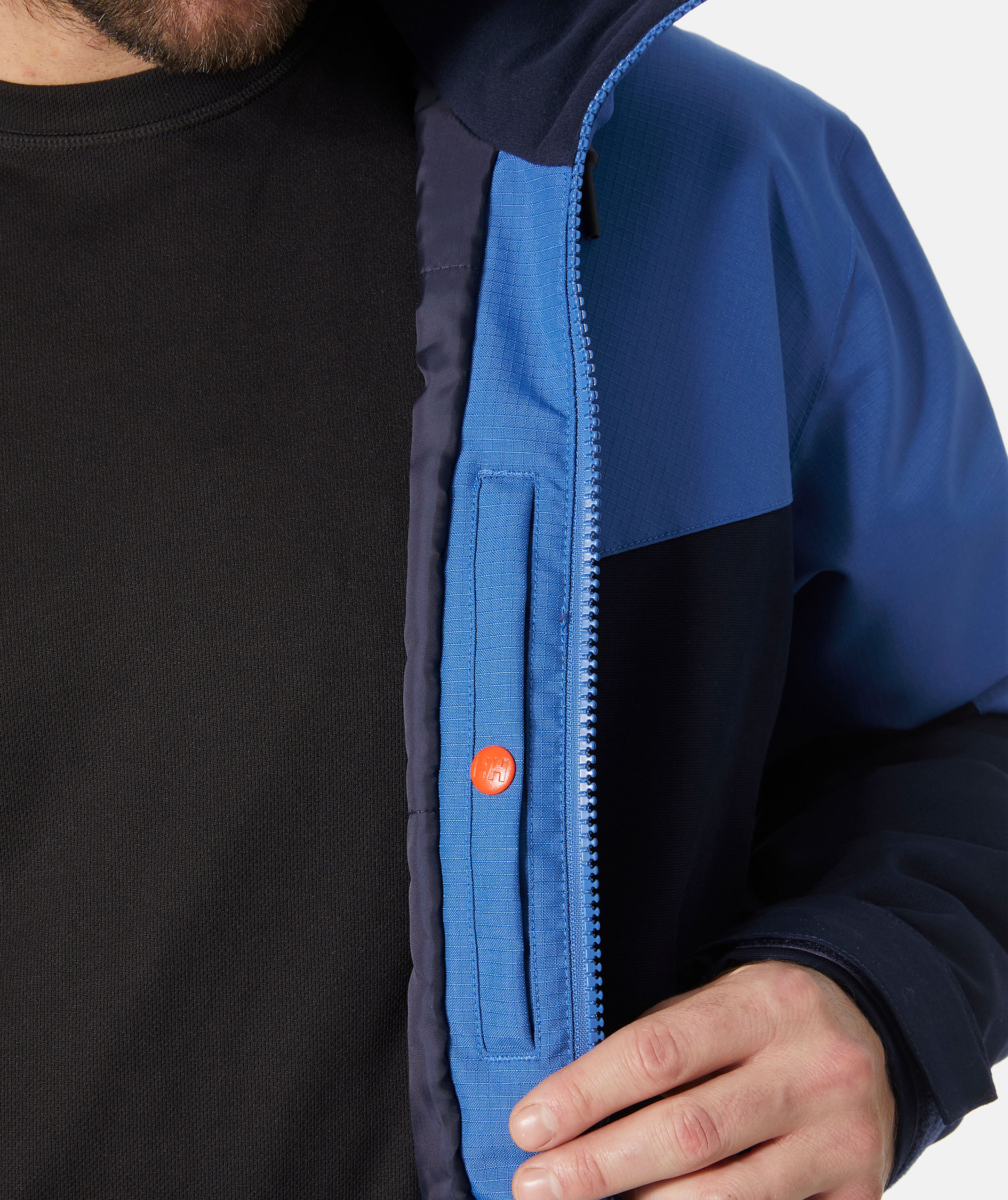 Helly Hansen Oxford vinterjacka, Navy/Stone blue, large image number 4