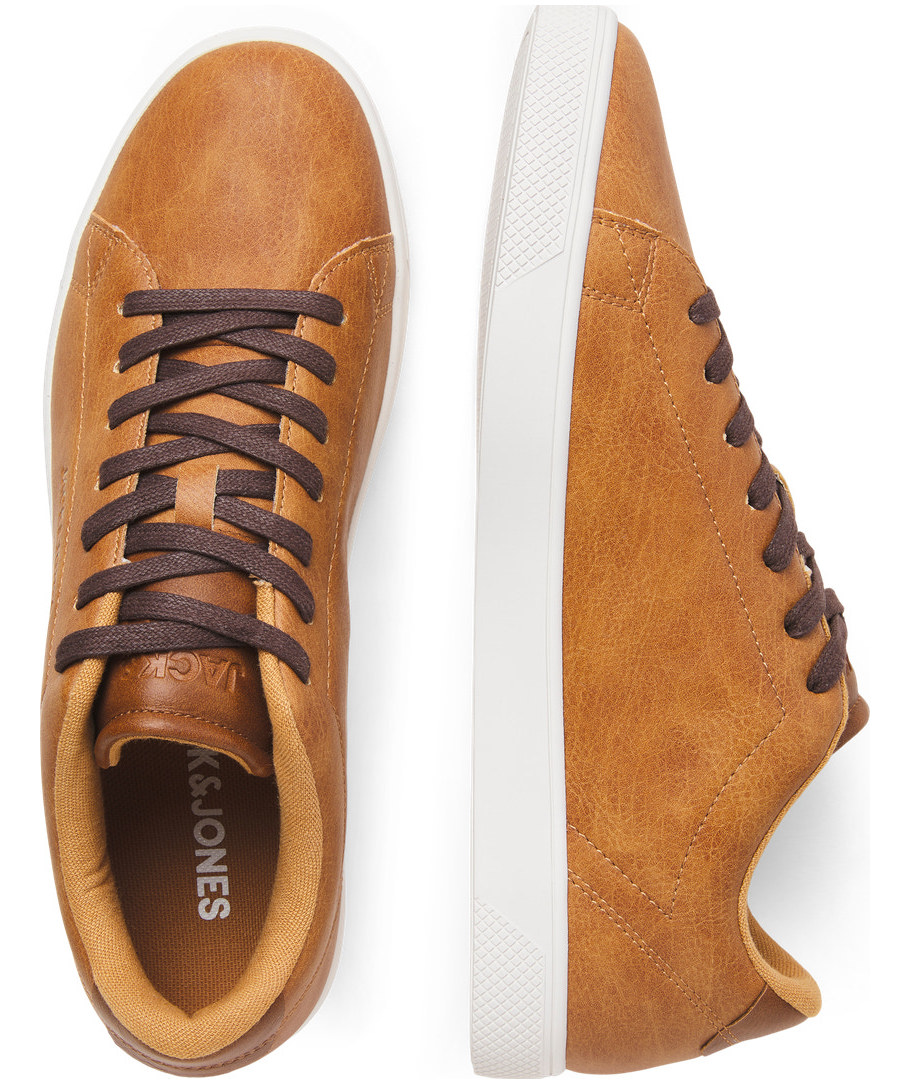 Jack & Jones JFWBOSLEY PU sneakers, Cognac, large image number 7
