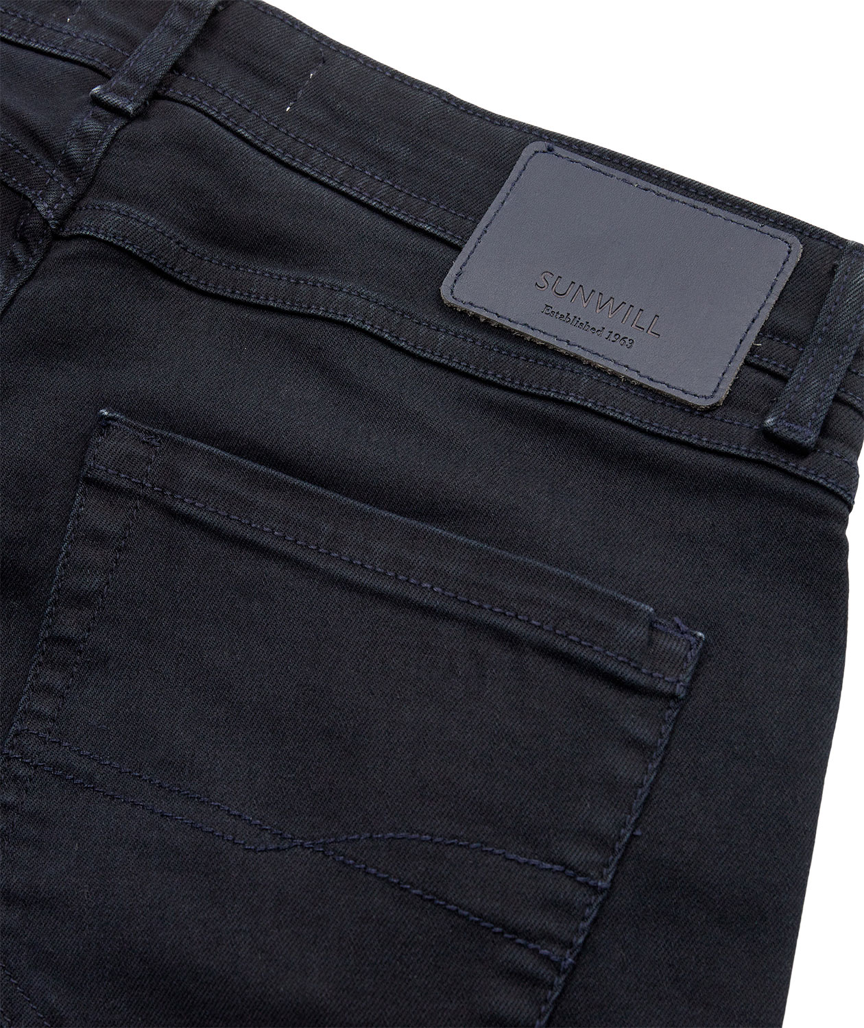 Sunwill Super Stretch Fitted jeans, Black/Blue, large image number 4