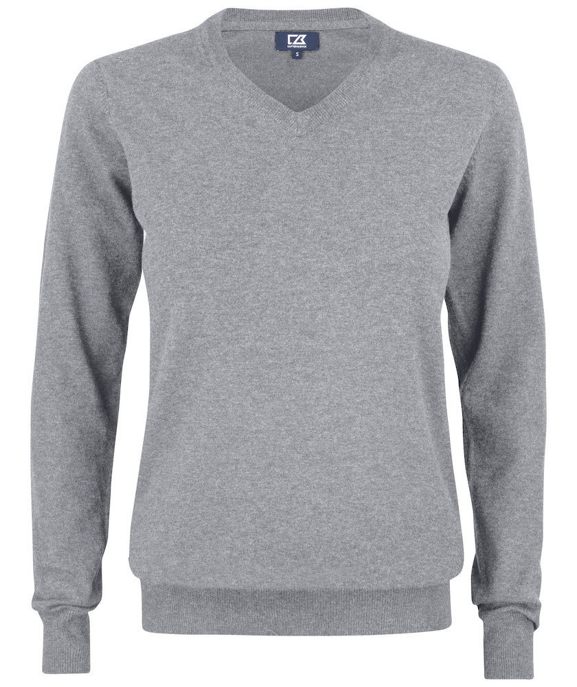 Cutter & Buck Oakville stickad tr&ouml;ja dam, Gr&aring;melerad, Gr&aring;melerad, swatch