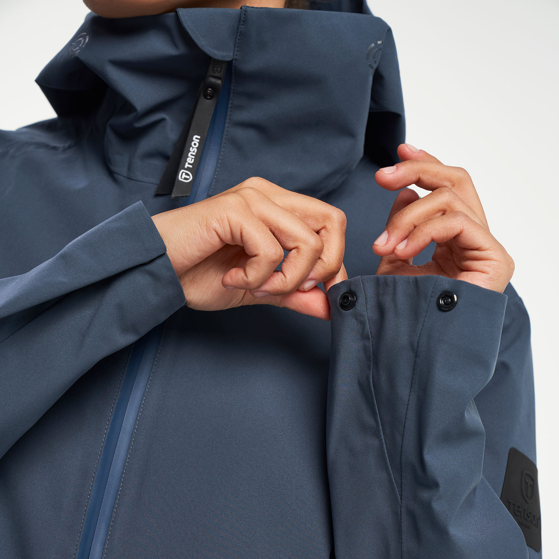 Tenson Misty dame parkas, Dark blue, large image number 7