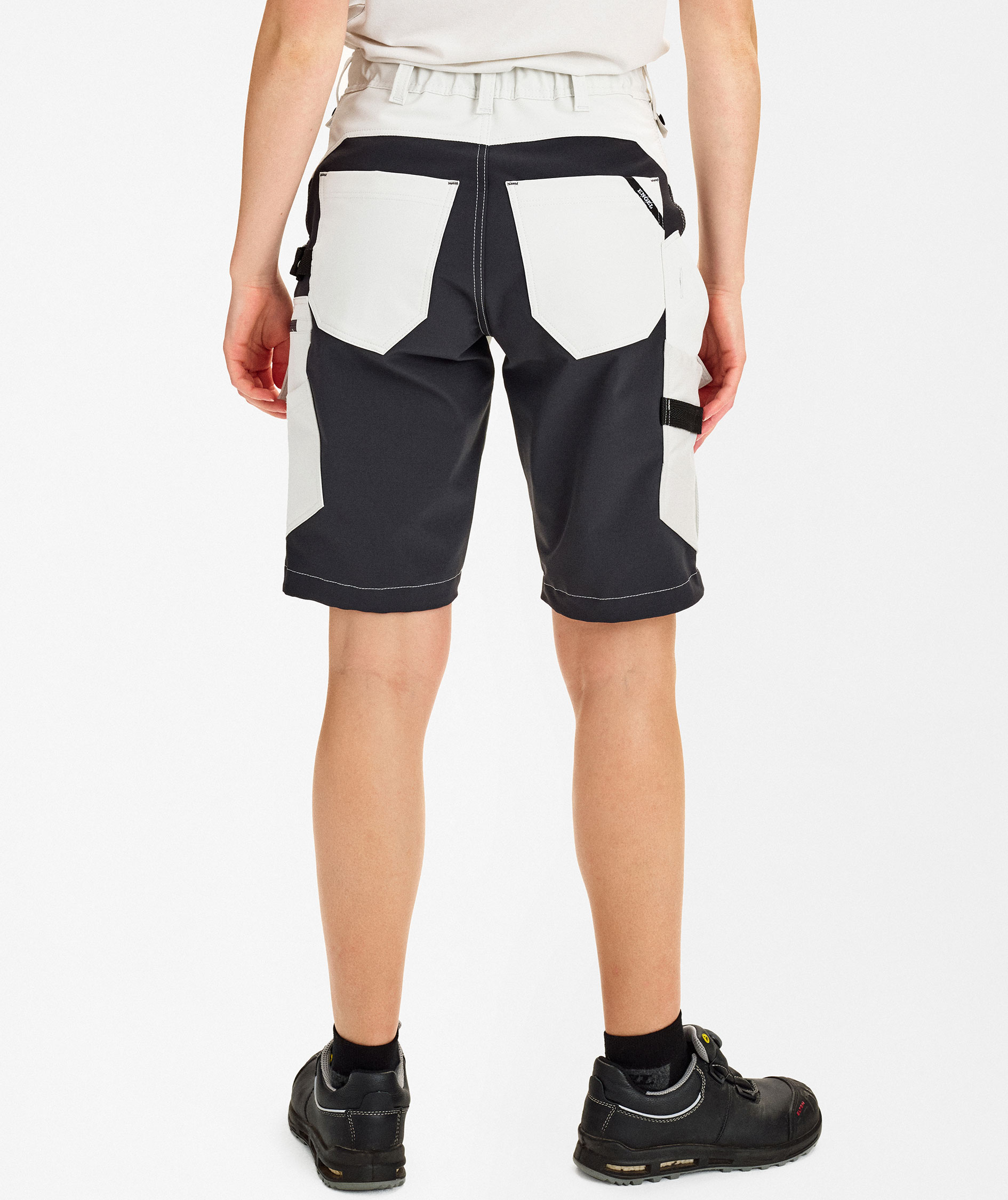 Engel Entire Damen Arbeitsshorts full stretch, Bone White/Anthracite Grey, large image number 3