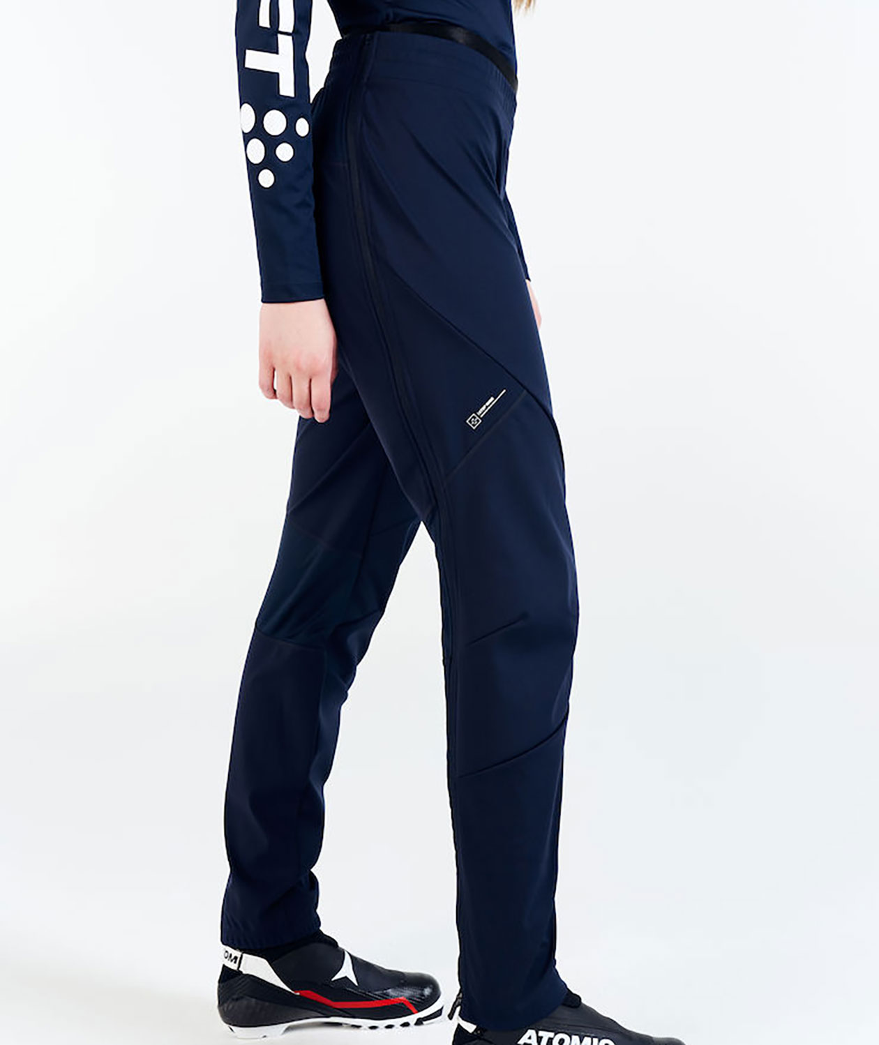 Craft Nordic Ski Club dame skibukse, Blaze, large image number 3