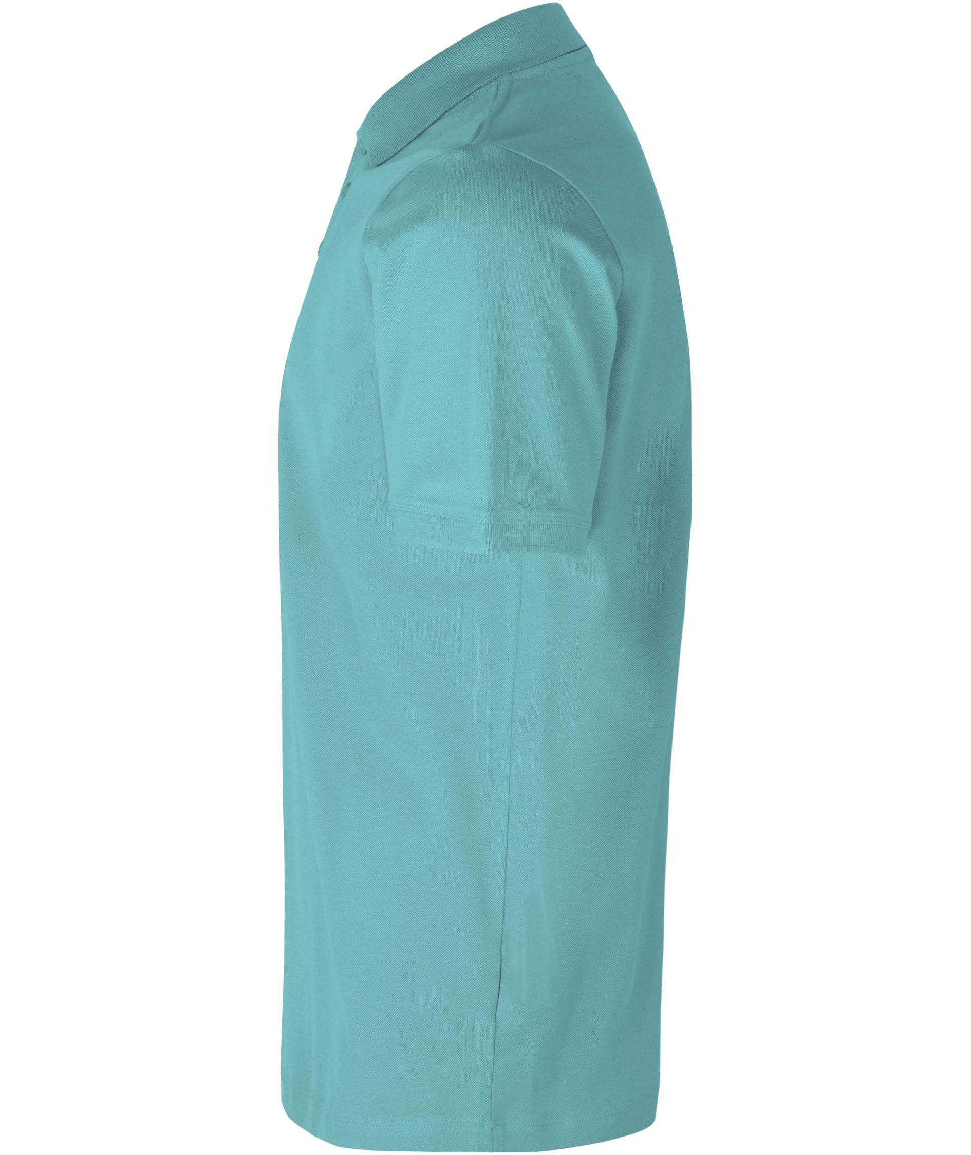 ID organic polo shirt, Dusty Aqua, large image number 2