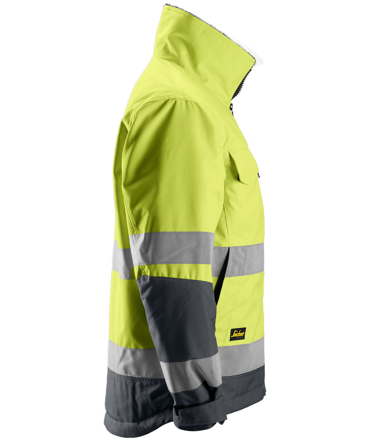 Snickers Core vinterjakke 1138, Hi-Vis Gul/Steel Grey, large image number 3
