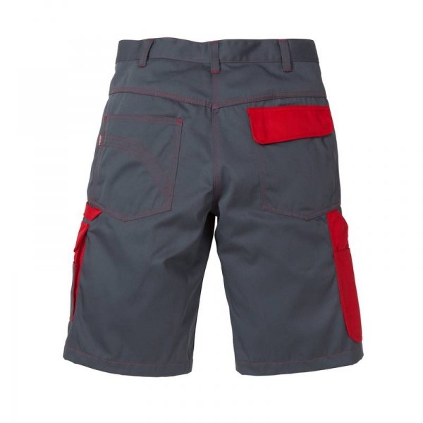 Fristads Kansas Icon work shorts, Grey/Red, large image number 1