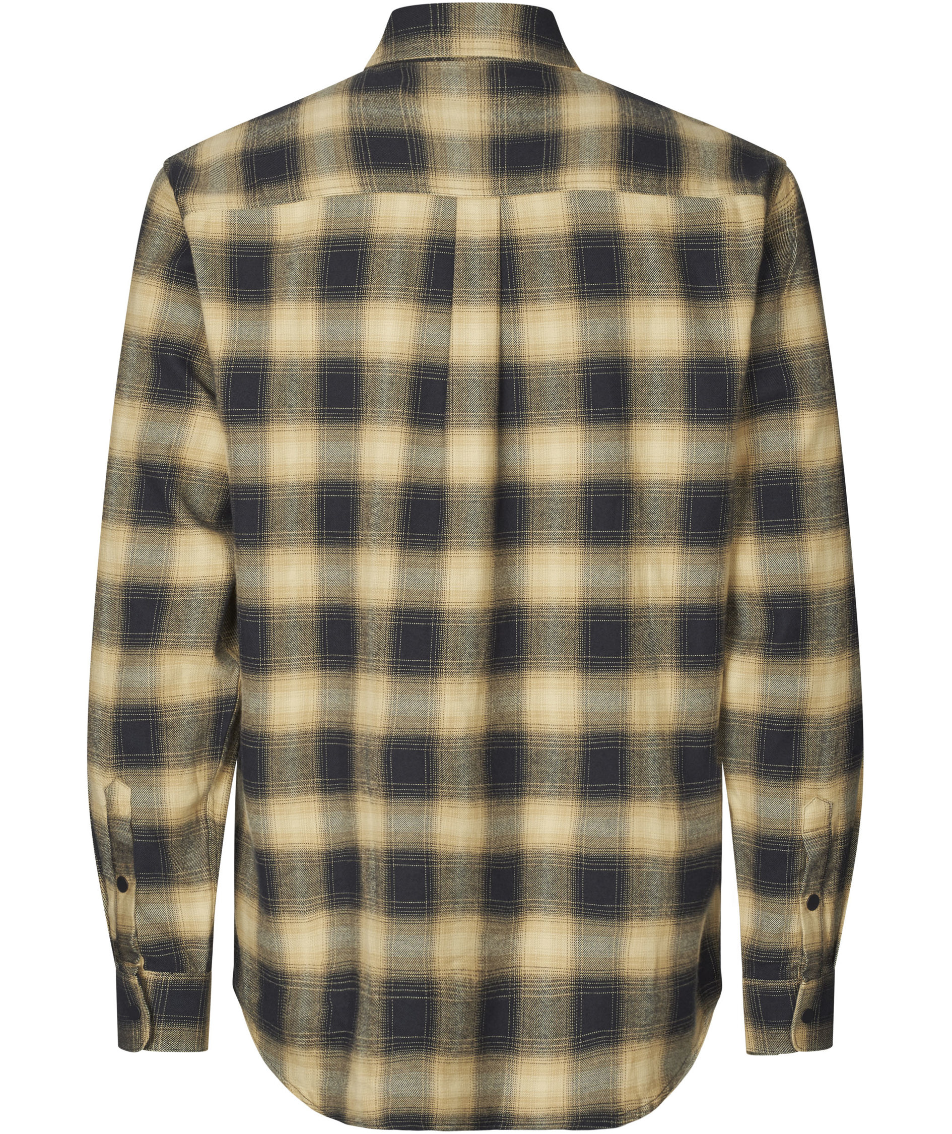 Seven Seas Regular fit flannelskjorte, Sand, large image number 2