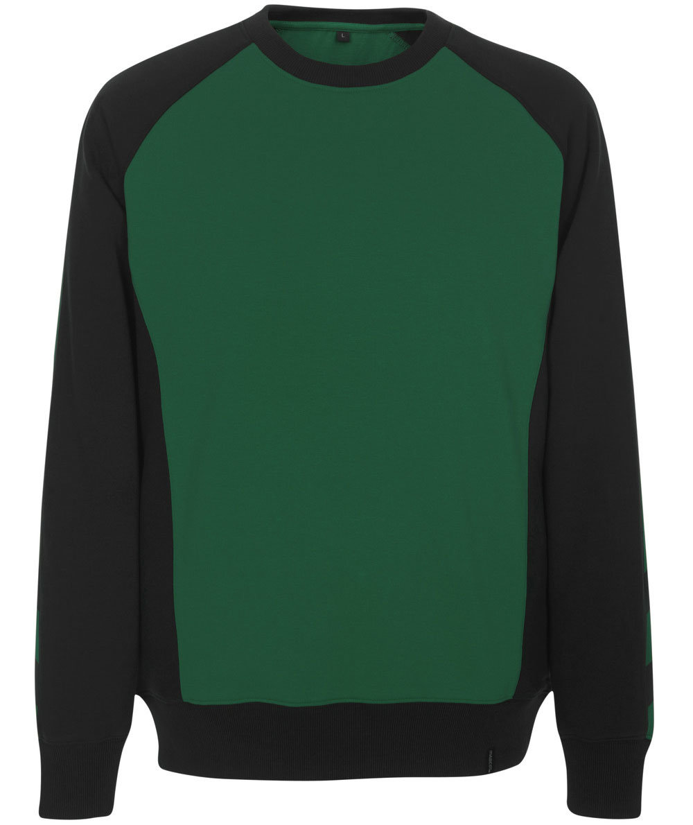 Mascot Unique Witten Sweatshirt, Green/Black, Green/Black, swatch