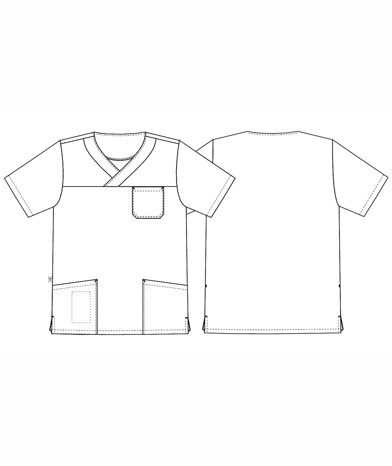 Kentaur  smock, White/Blue/Green, large image number 1