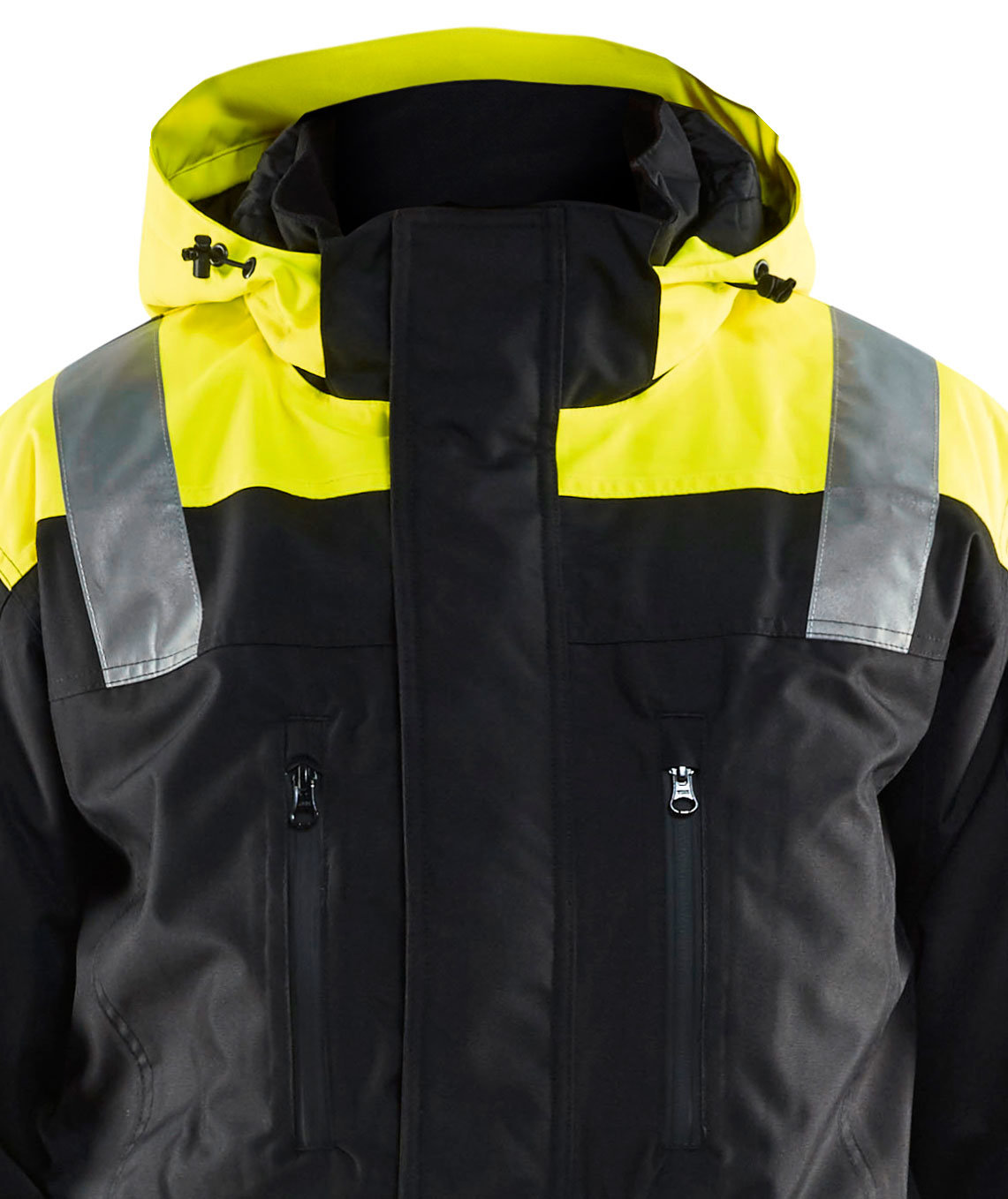 Bl&aring;kl&auml;der vinterkedeldragt, Sort/Hi-Vis Gul, large image number 4