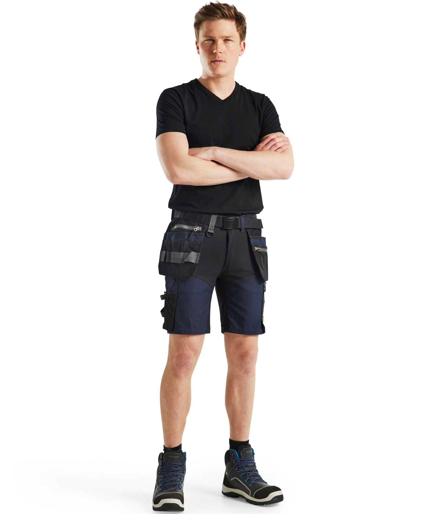 Bl&aring;kl&auml;der T-skjorte, Svart