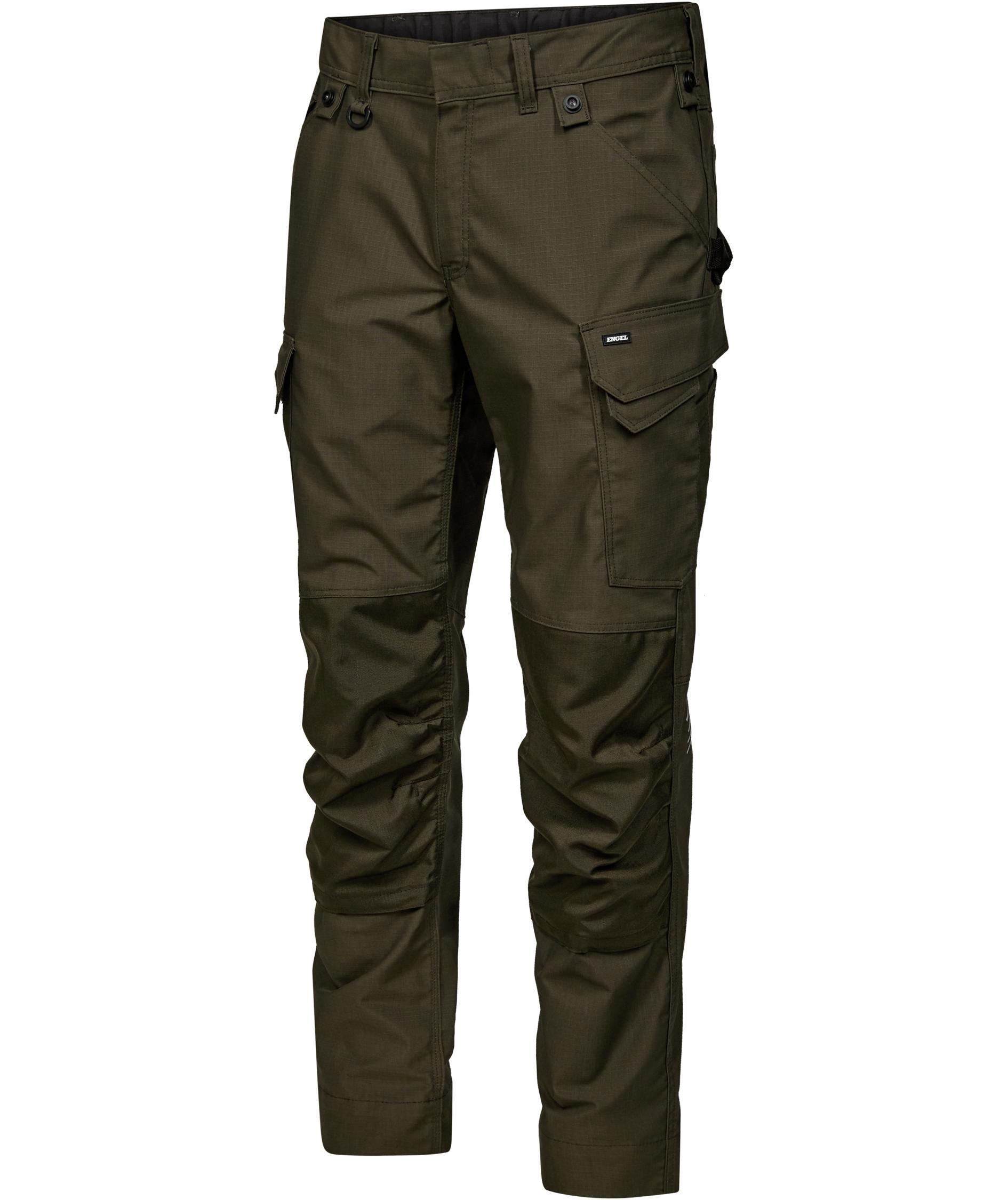 Engel Entire arbetsbyxa, Forest green, large image number 5