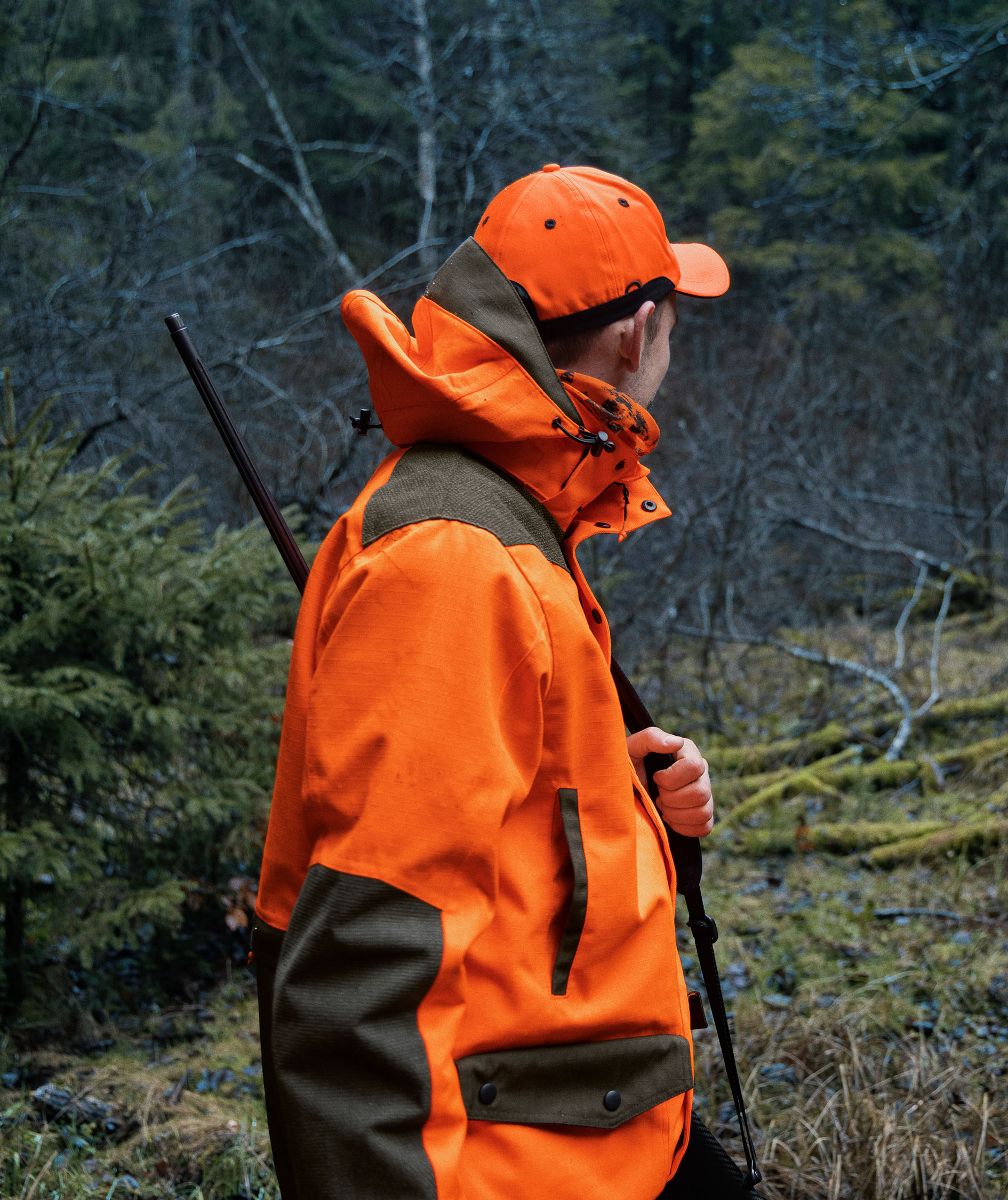 Seeland Venture Rover jacka, Varsel Orange/Pine Green, large image number 3