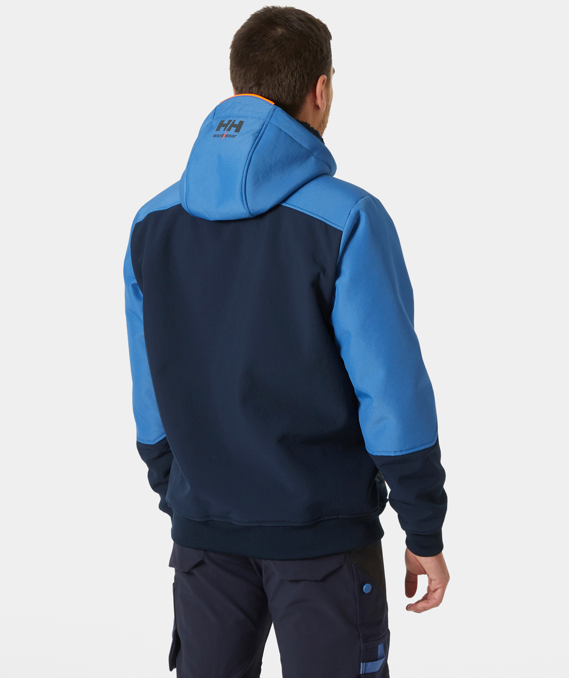 Helly Hansen Oxford softshell vinterjacka, Navy/Stone blue, large image number 3