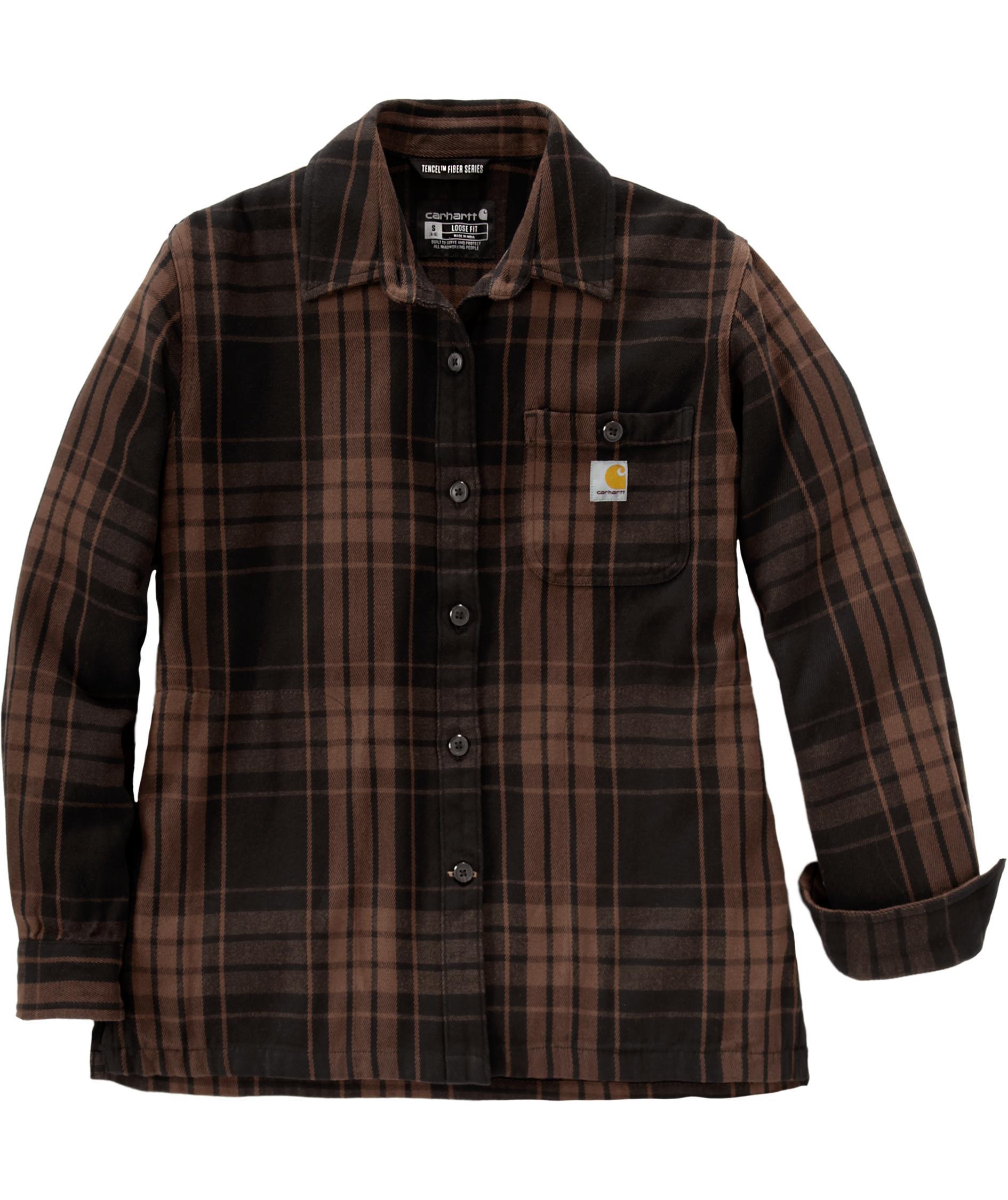 Carhartt flanellskjorta dam, Black