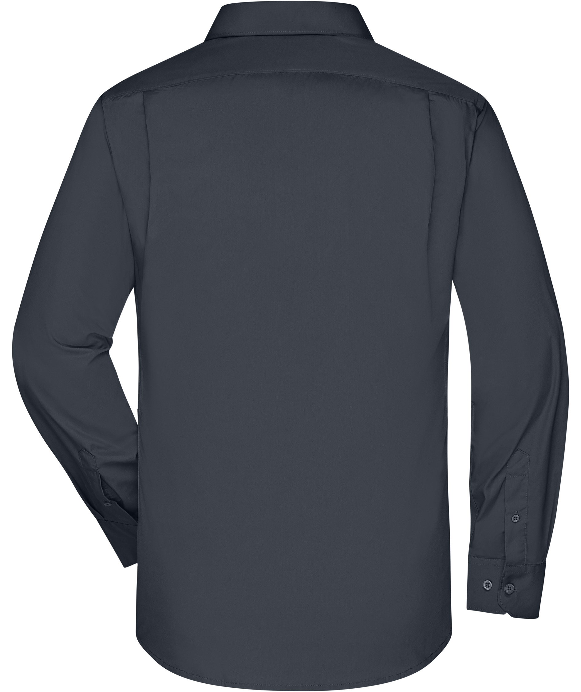 James & Nicholson modern fit  skjorta, Carbon Gr&aring;