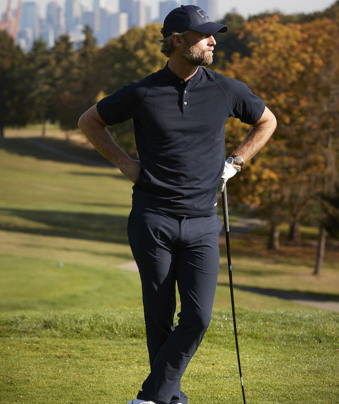 Cutter & Buck Advantage stand-up collar polo shirt, Black, large image number 4