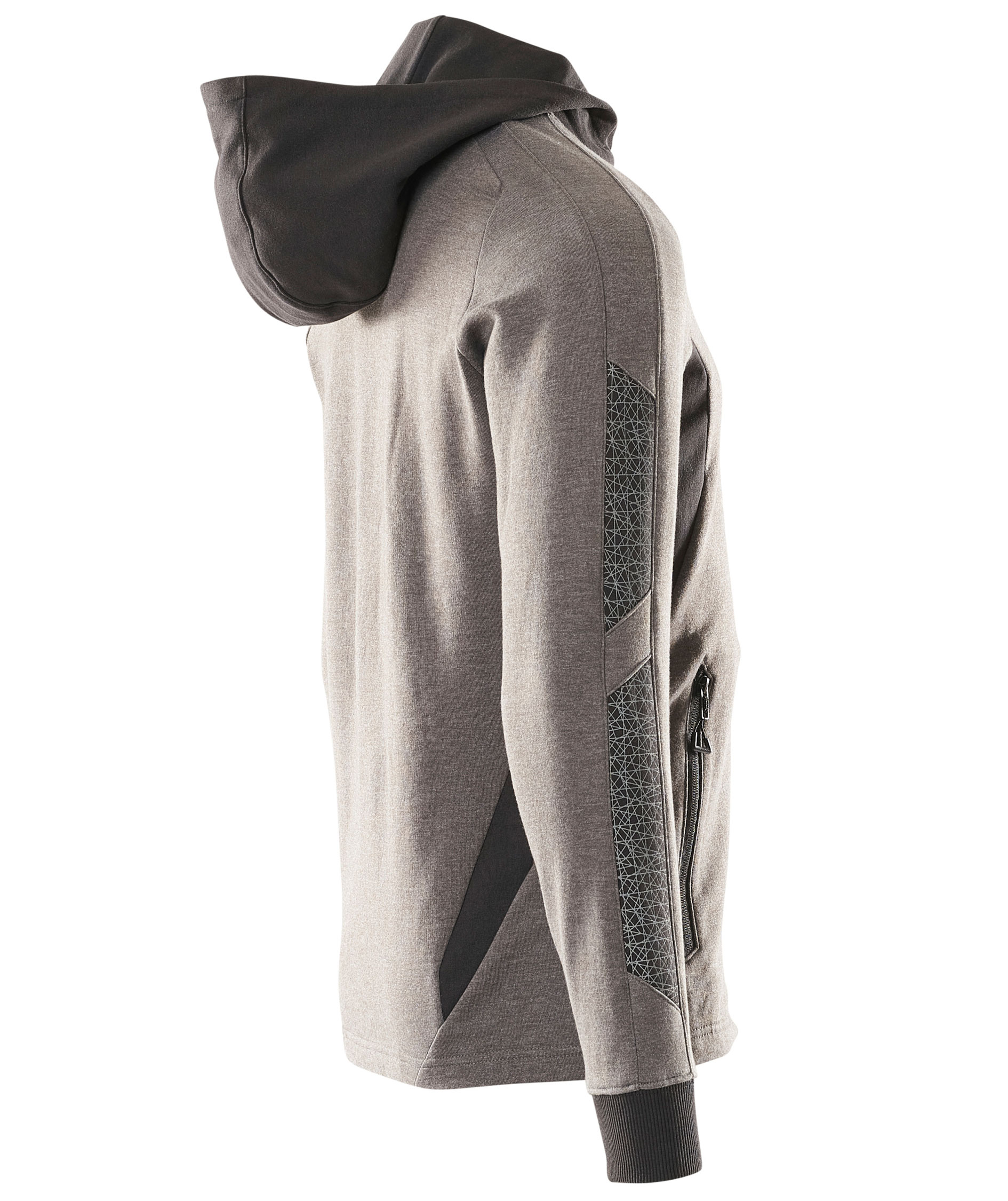 Mascot Accelerate h&aelig;ttetr&oslash;je med lynl&aring;s, M&oslash;rk Antracit/Sort, large image number 2