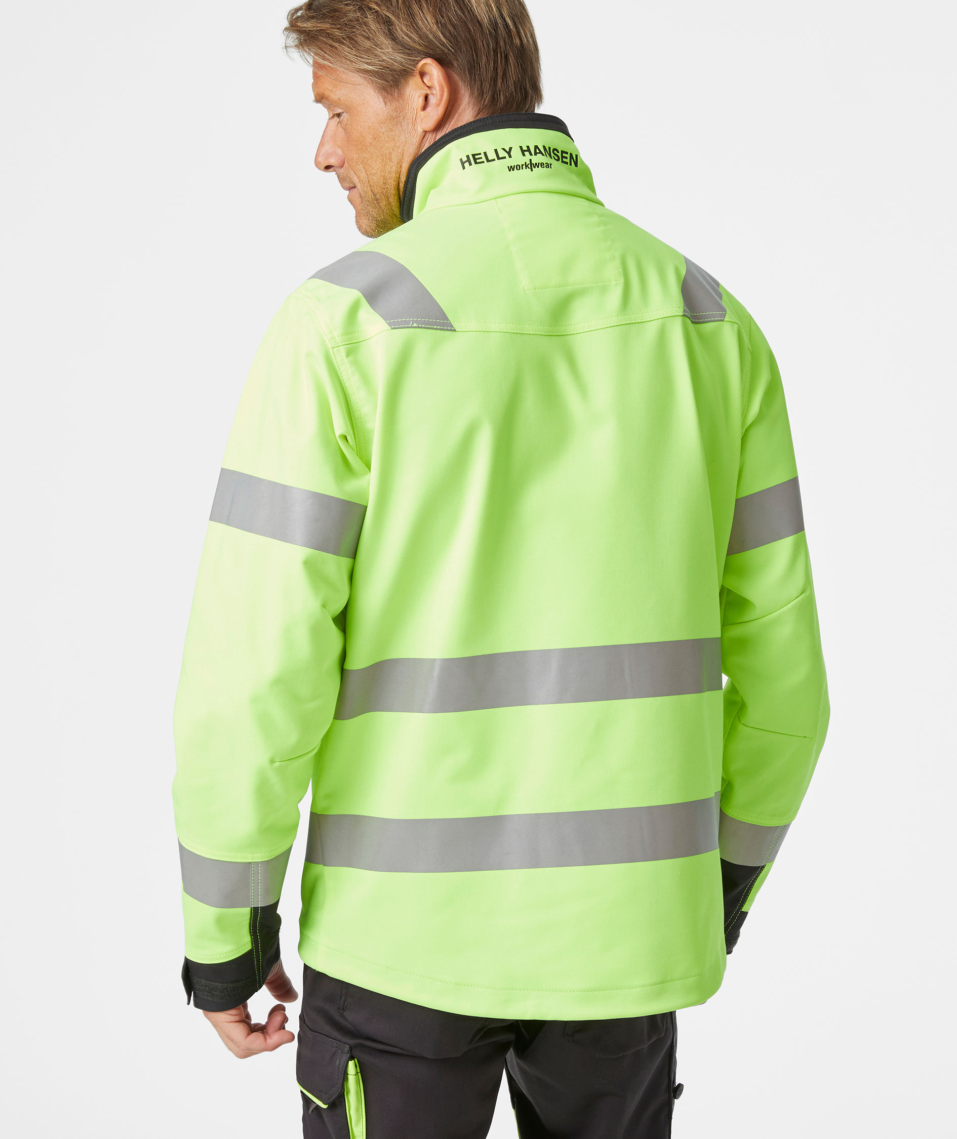 Helly Hansen Alna 2.0 arbeidsjakke, Hi-vis gul/charcoal, large image number 3