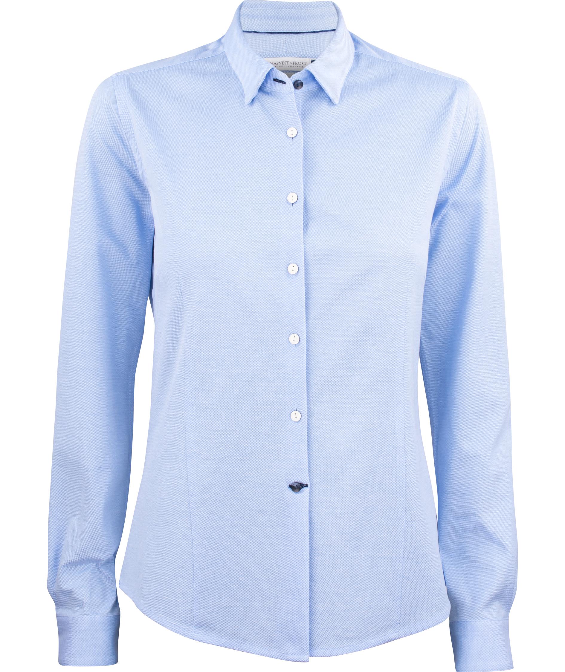 J. Harvest & Frost Indigo Bow 34 lady fit skjorta, Sky Blue, Sky Blue, swatch