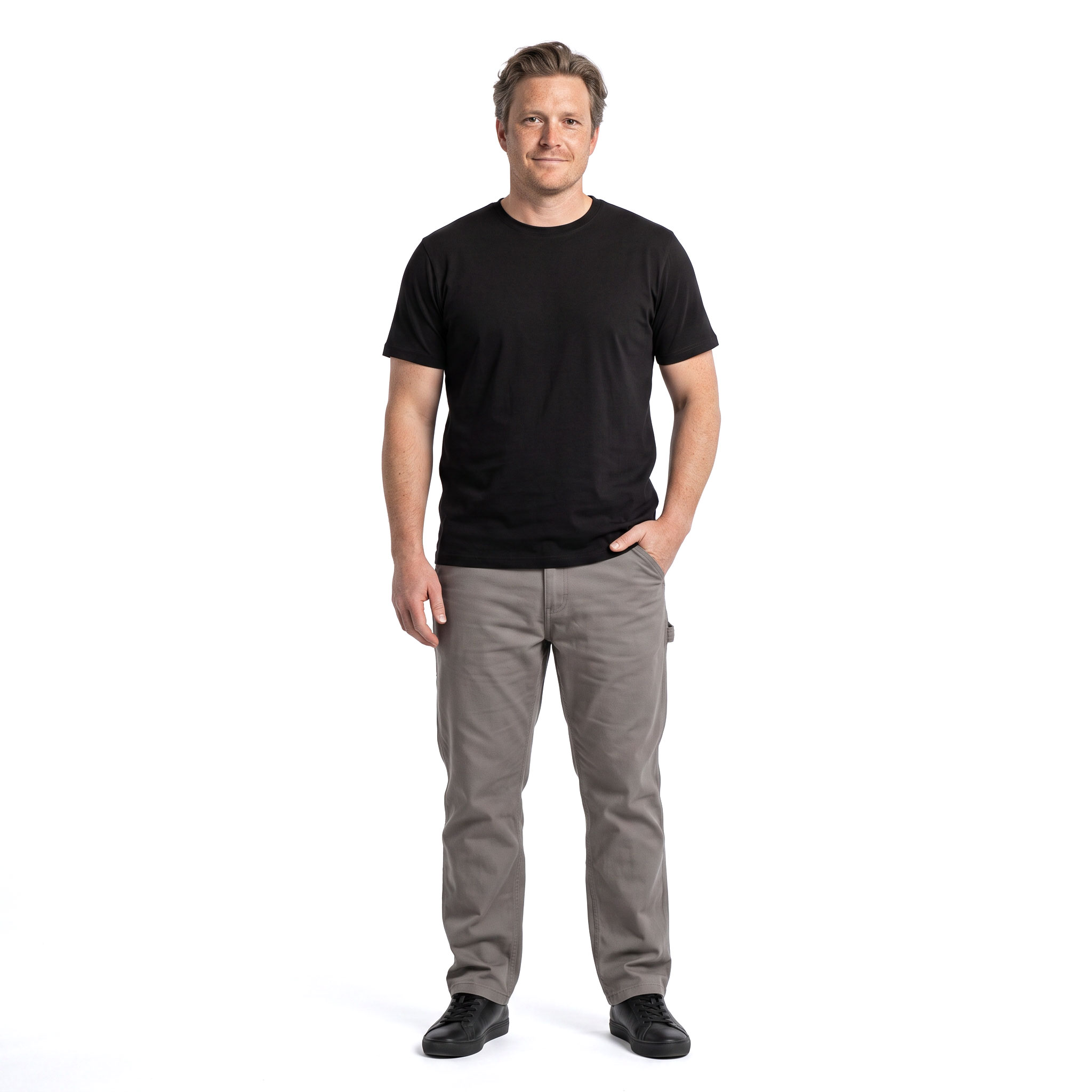 Westborn Basic T-shirt, Black, large image number 2