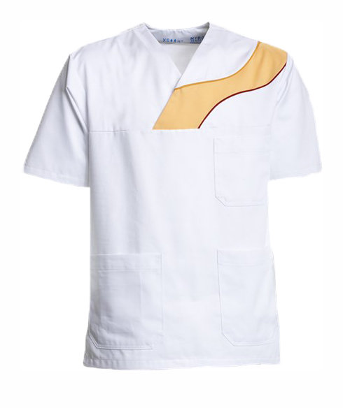 Nybo Workwear Sunshine  busseronne, Hvid/Gul/Orange/R&oslash;d, large image number 0