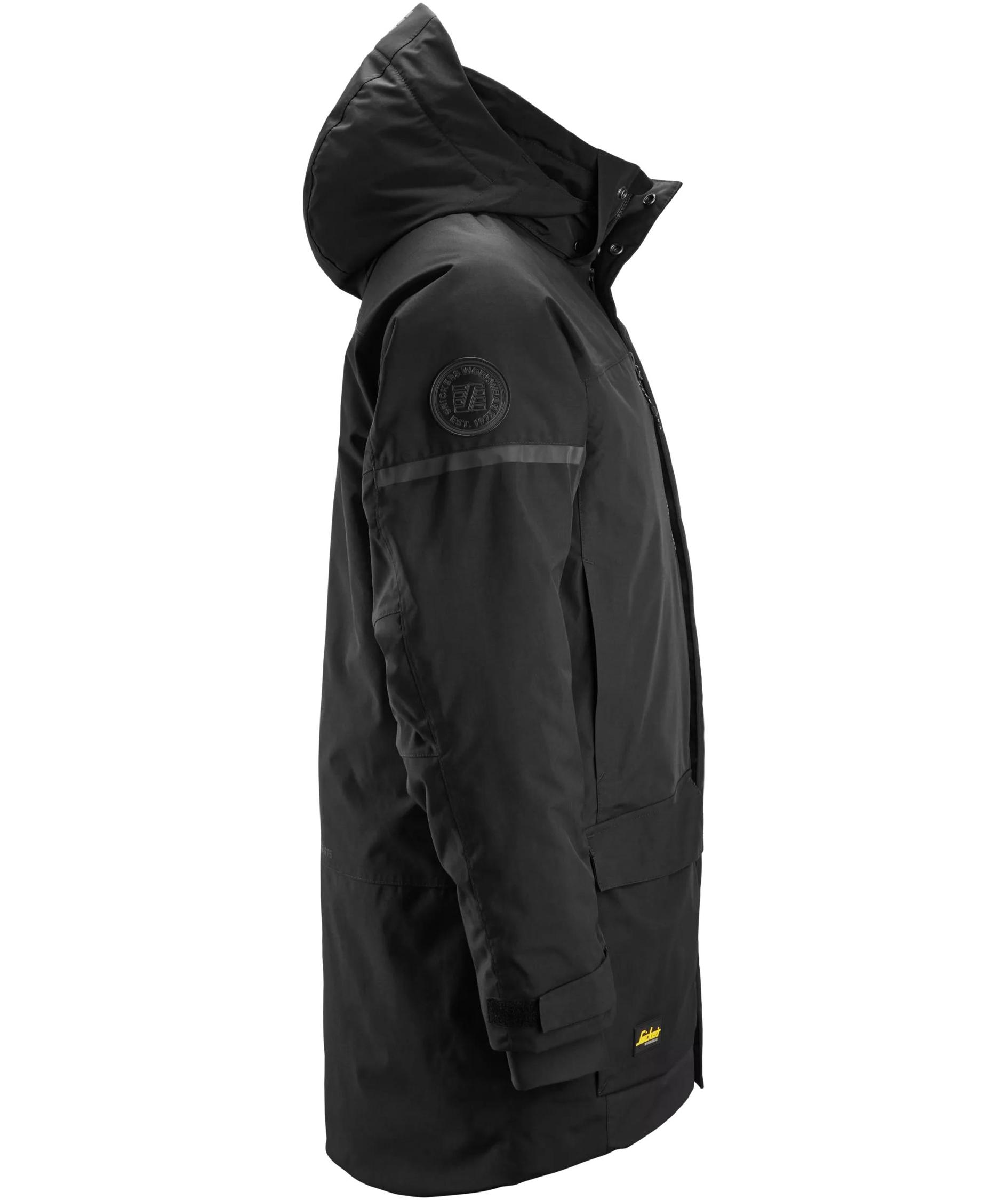 Snickers AllroundWork parkas 1801, Black, large image number 4