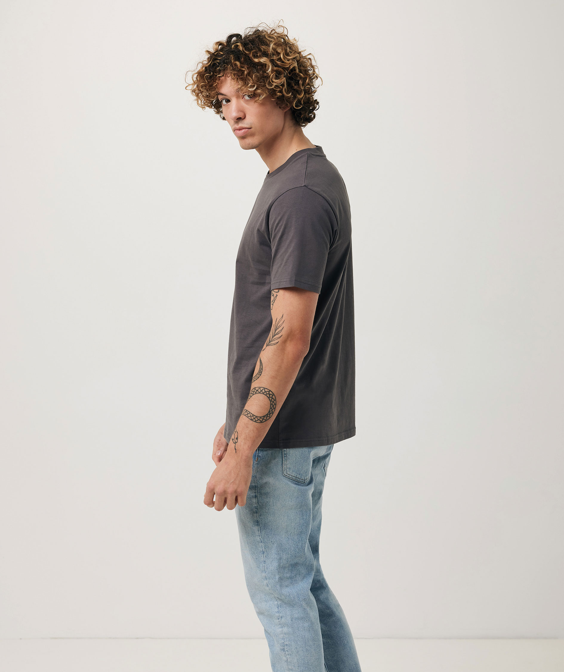 Iqoniq Brett T-Shirt, Steinkohle, large image number 4