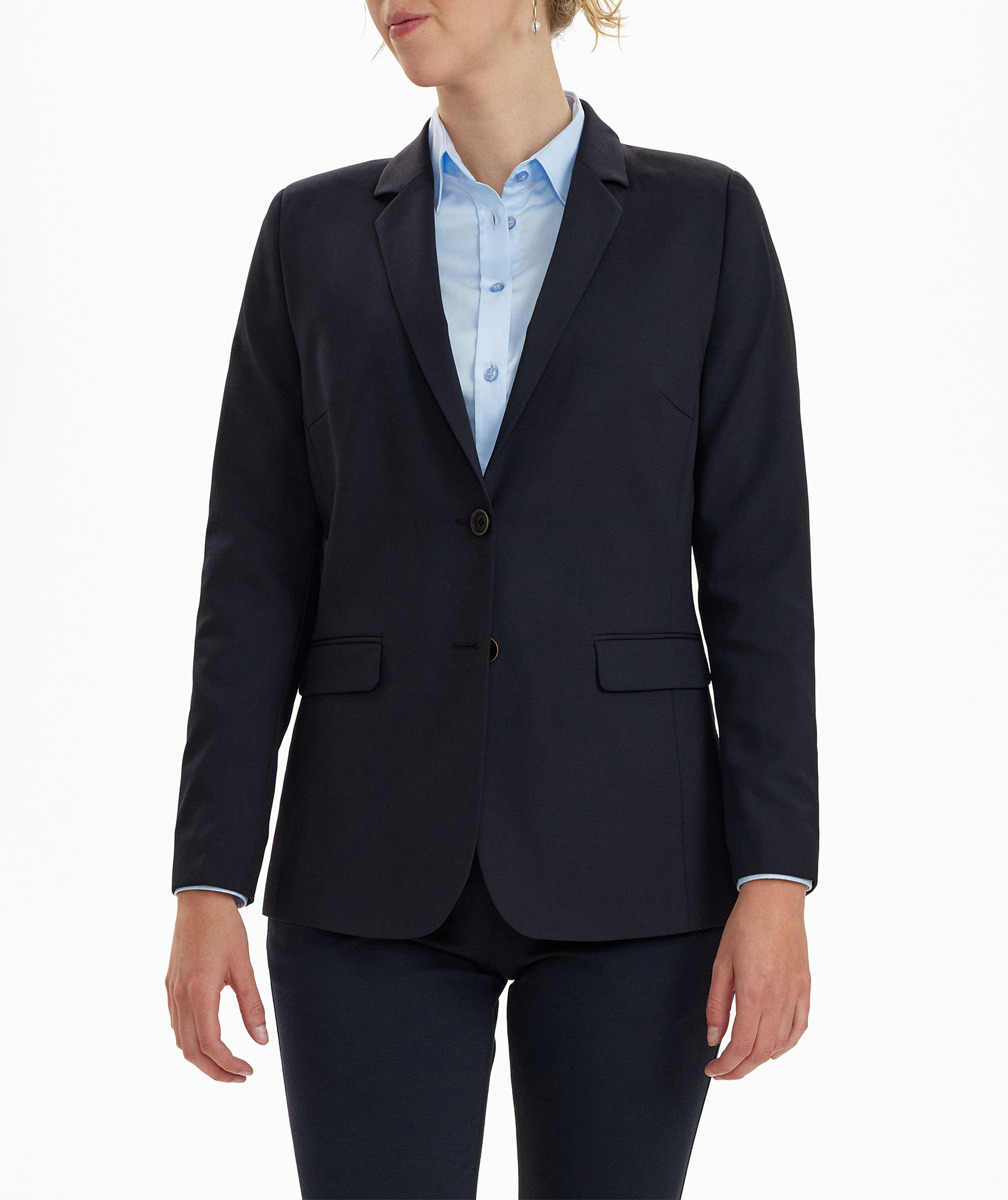 Sunwill Traveller Modern fit kavaj dam med ull, Dark navy, large image number 6