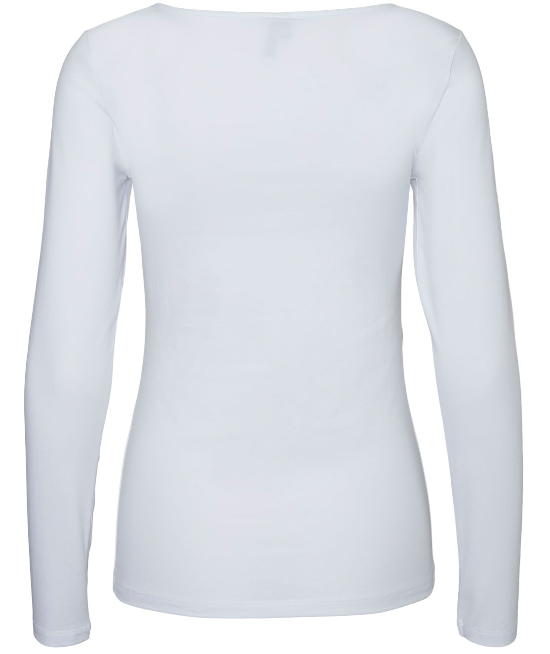 Vero Moda VMMAXI MY SOFT l&aring;ng&auml;rmad T-shirt dam, Bright White, large image number 2
