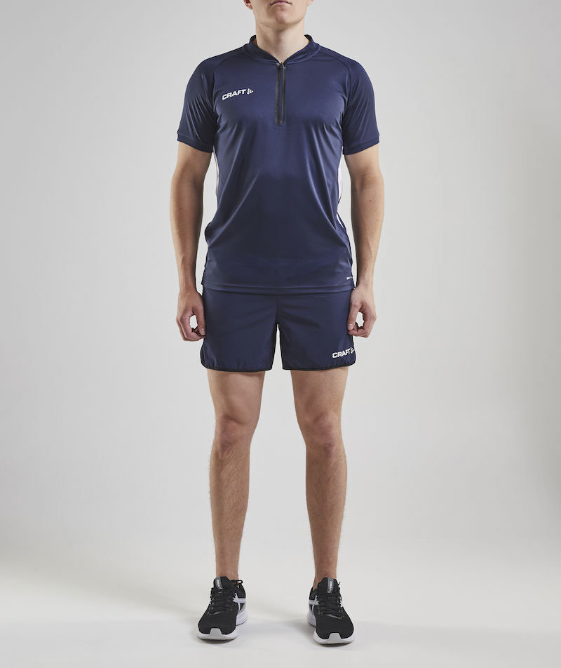 Craft Pro Control Impact Poloshirt, Navy/White, large image number 4