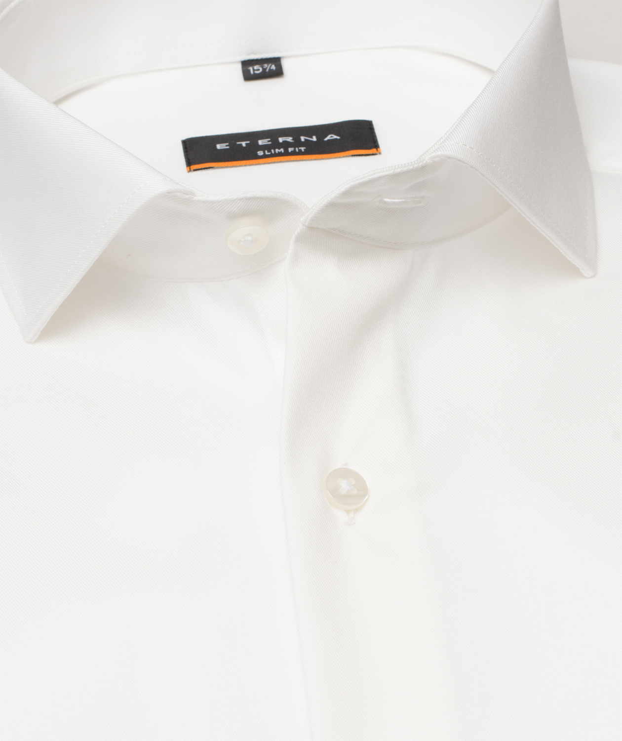Eterna Cover Slim fit skjorte, Off White, large image number 3