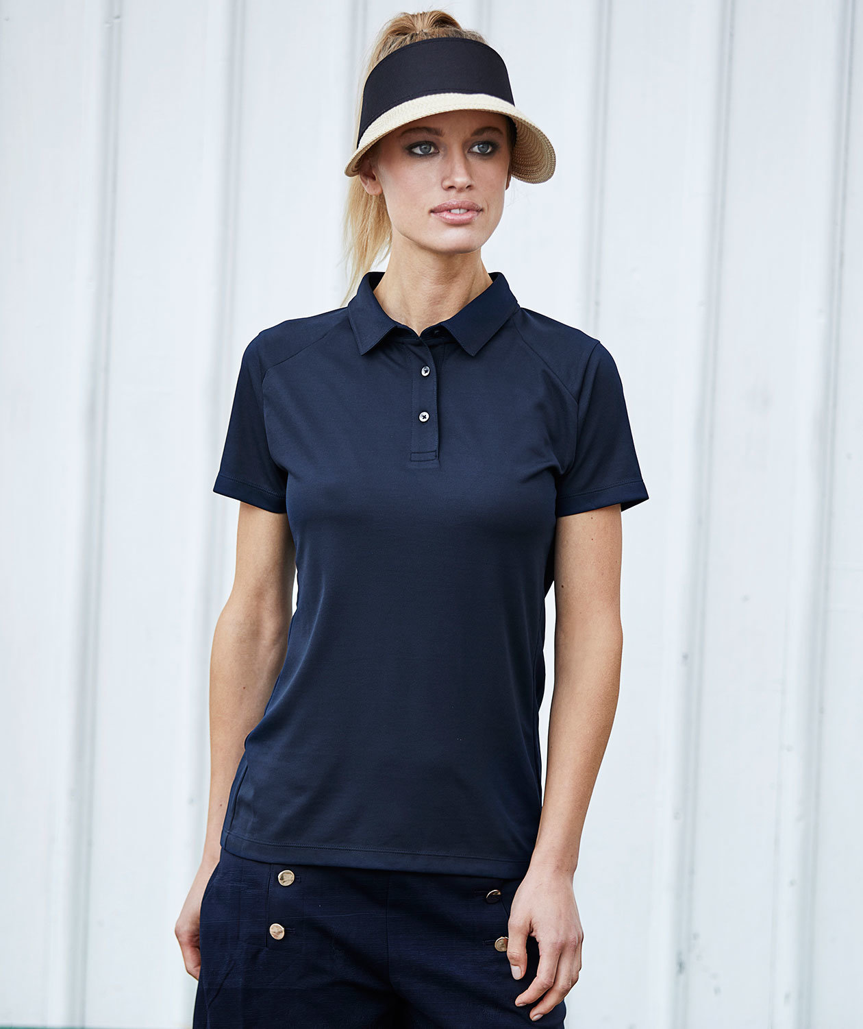 Tee Jays Luxury Sport women's polo T-shirt, Navy