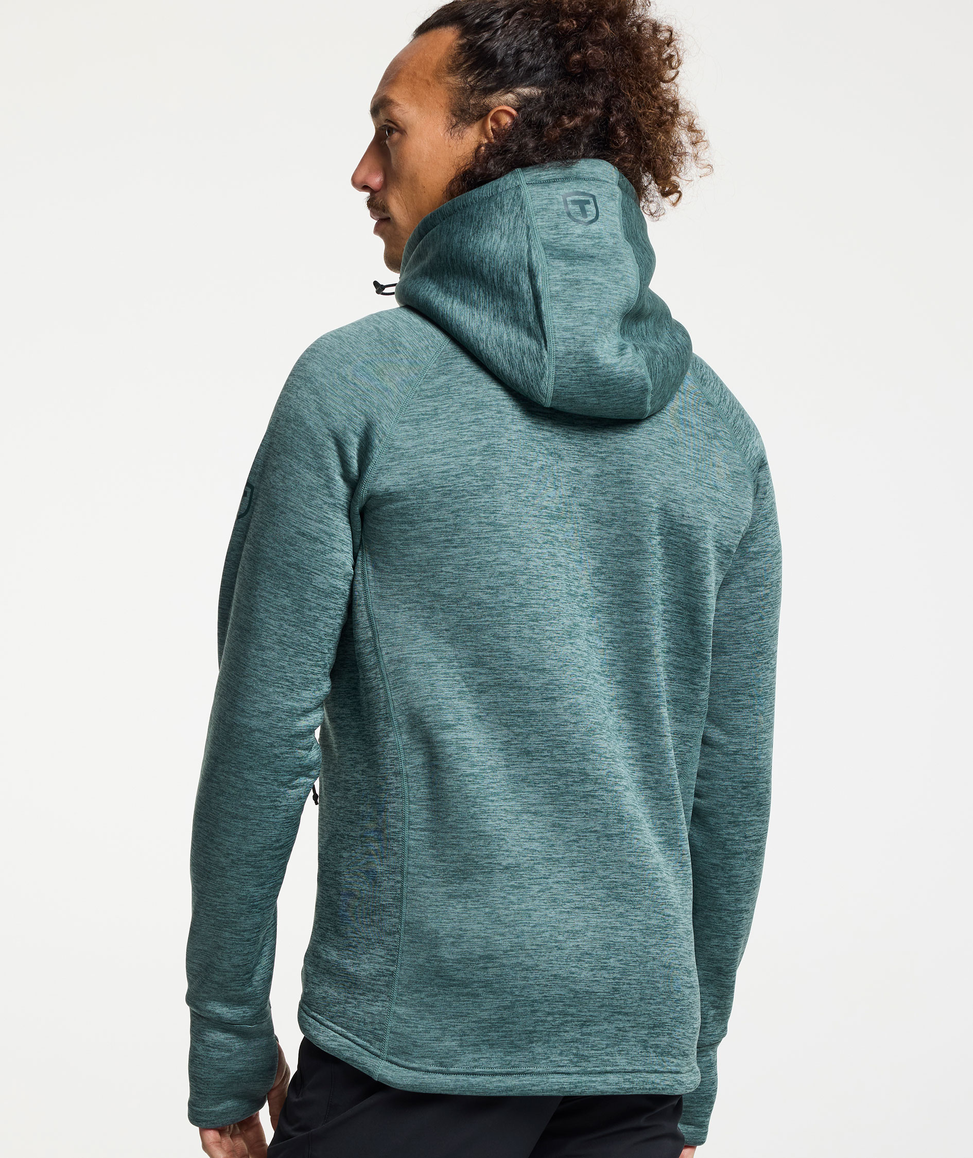 Tenson TXlite hoodie with full zipper, Green, large image number 3