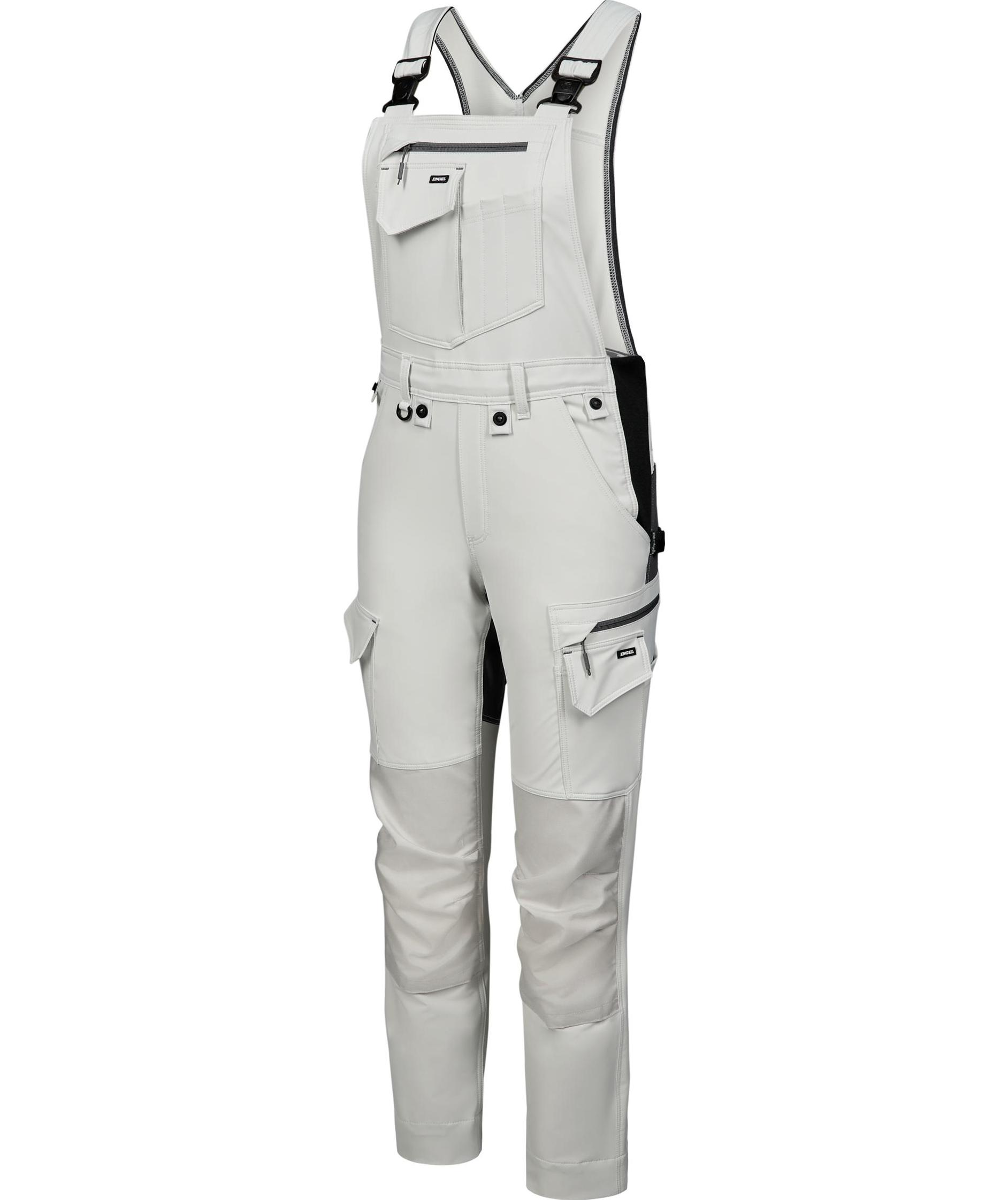 Engel Entire women's bib and brace  full stretch, Bone White/Anthracite Grey, large image number 5