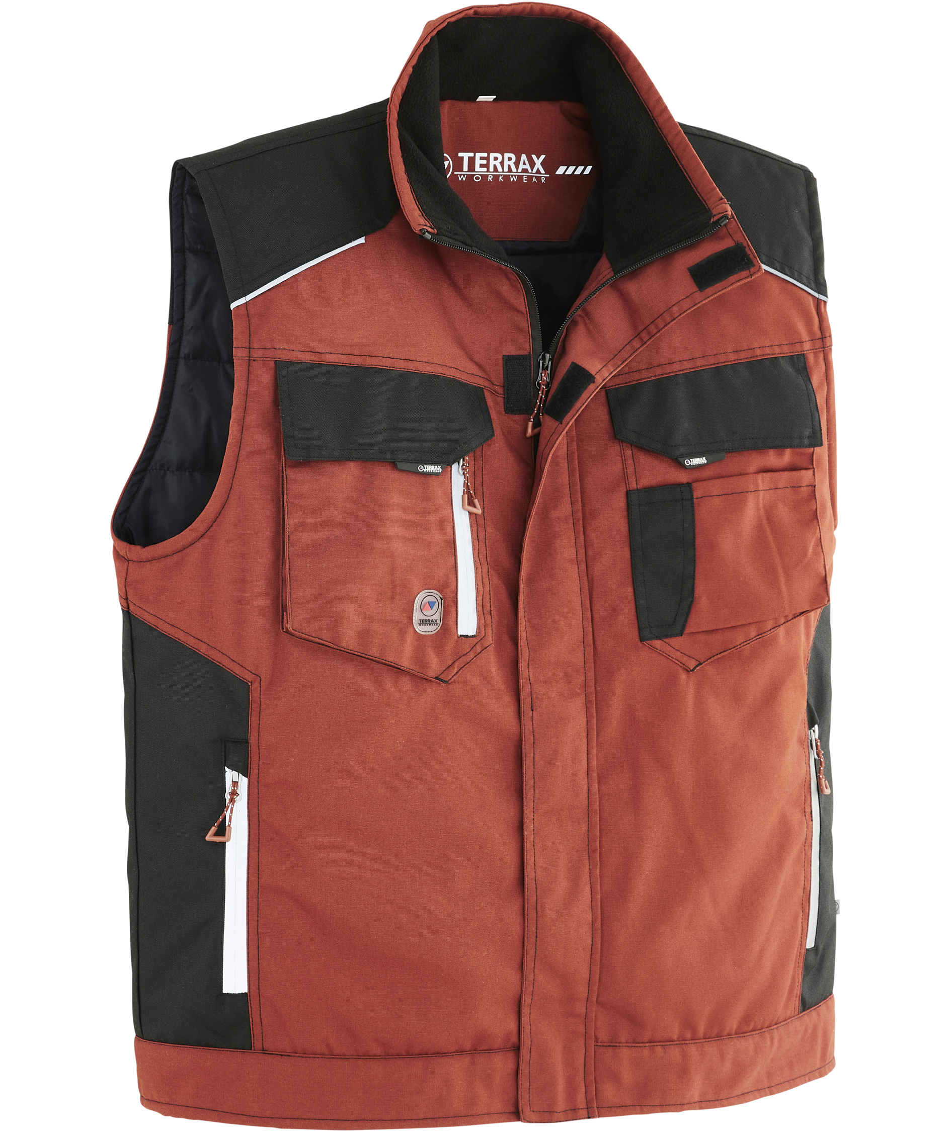 Terrax arbetsv&auml;st, R&ouml;dbrun/Svart