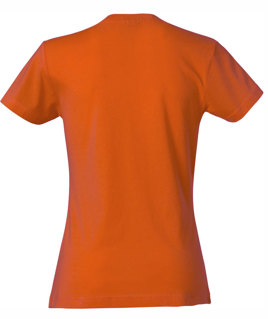 Clique Basic dame T-skjorte, Blood orange