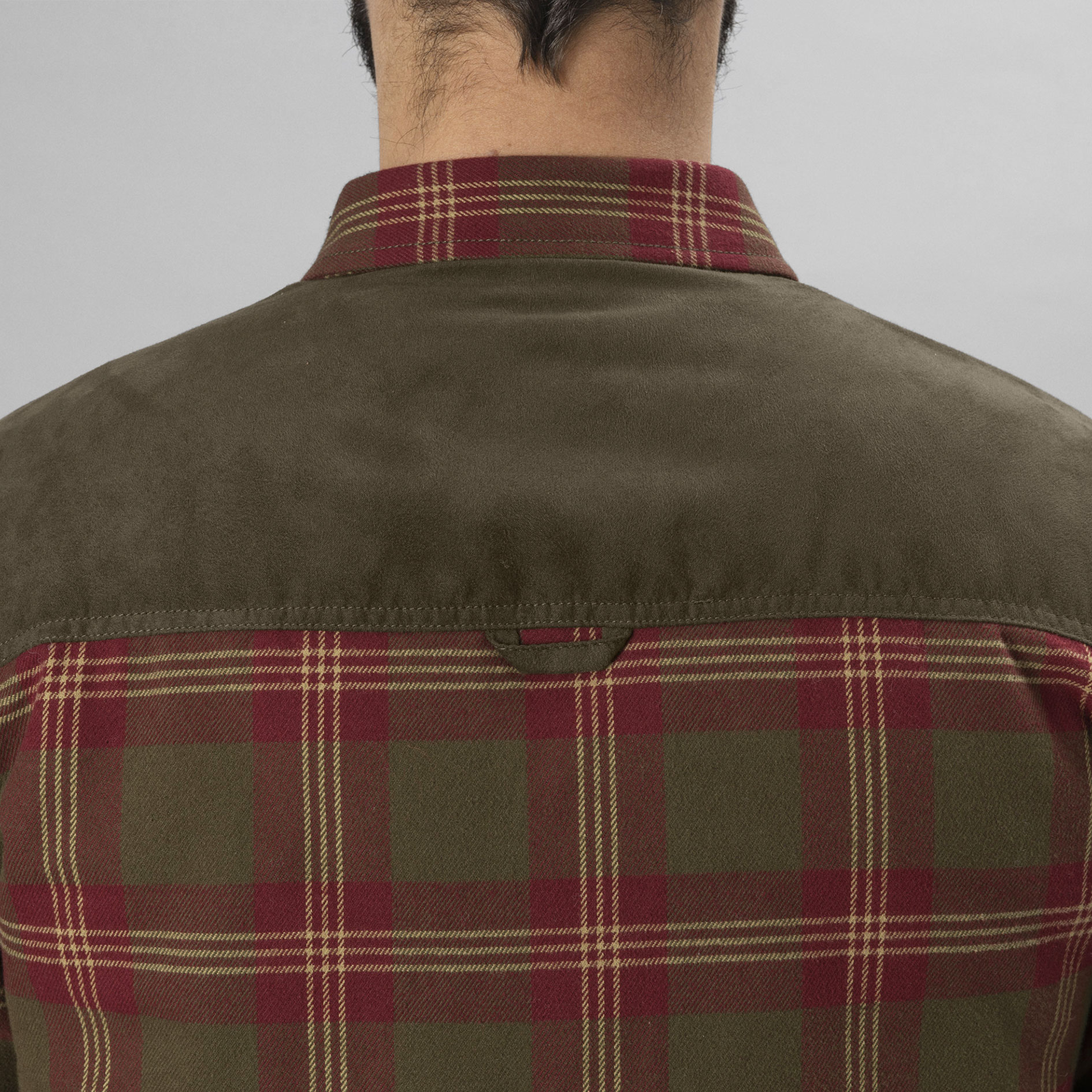 Seeland Vancouver flannel  overshirt, Red Check, large image number 5