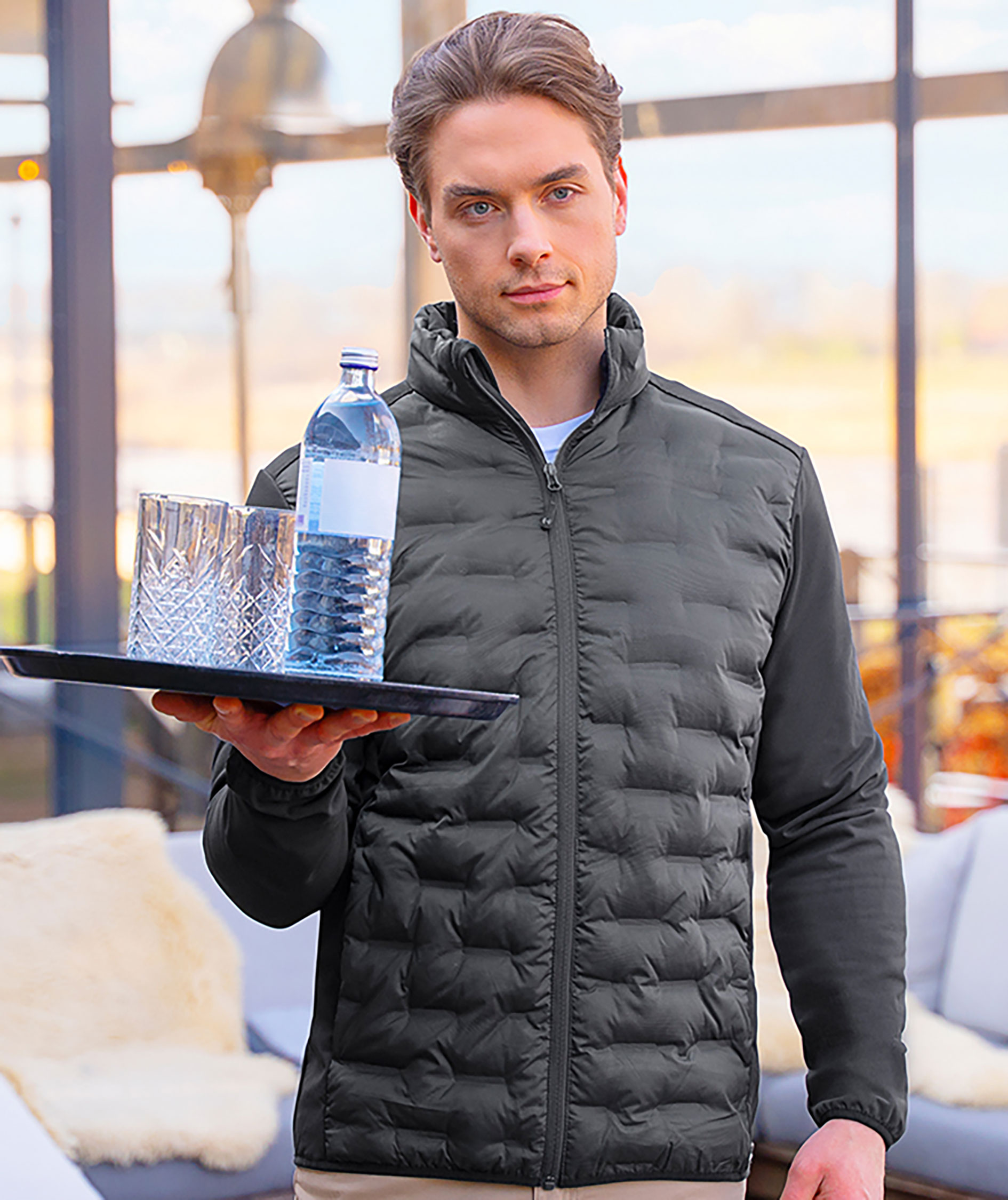 Karlowsky hybridjakke, Black