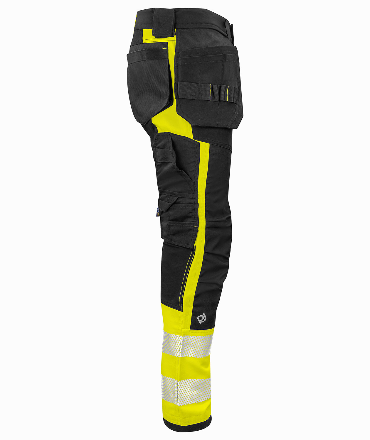 ProJob hantverksbyxa 6540, Varsel Gul/Svart, large image number 2