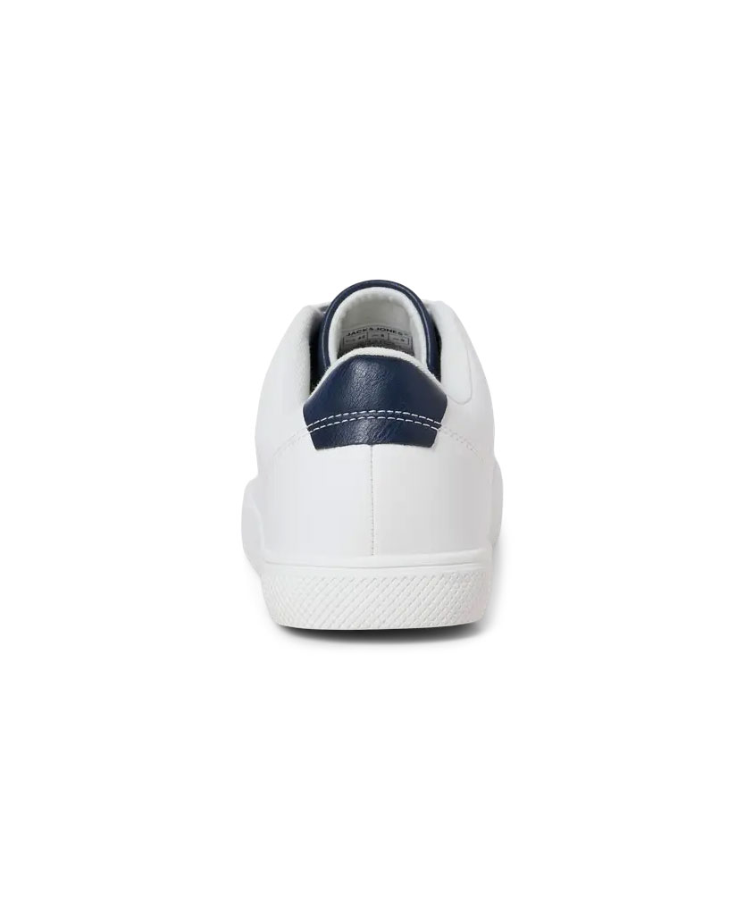Jack & Jones JFWBOSLEY PU sneakers, White/Navy Blazer, large image number 5