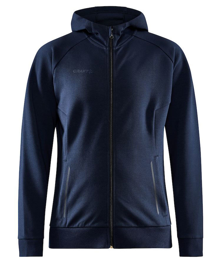 Craft Core Soul Full Zip Damen Hoodie, Navy