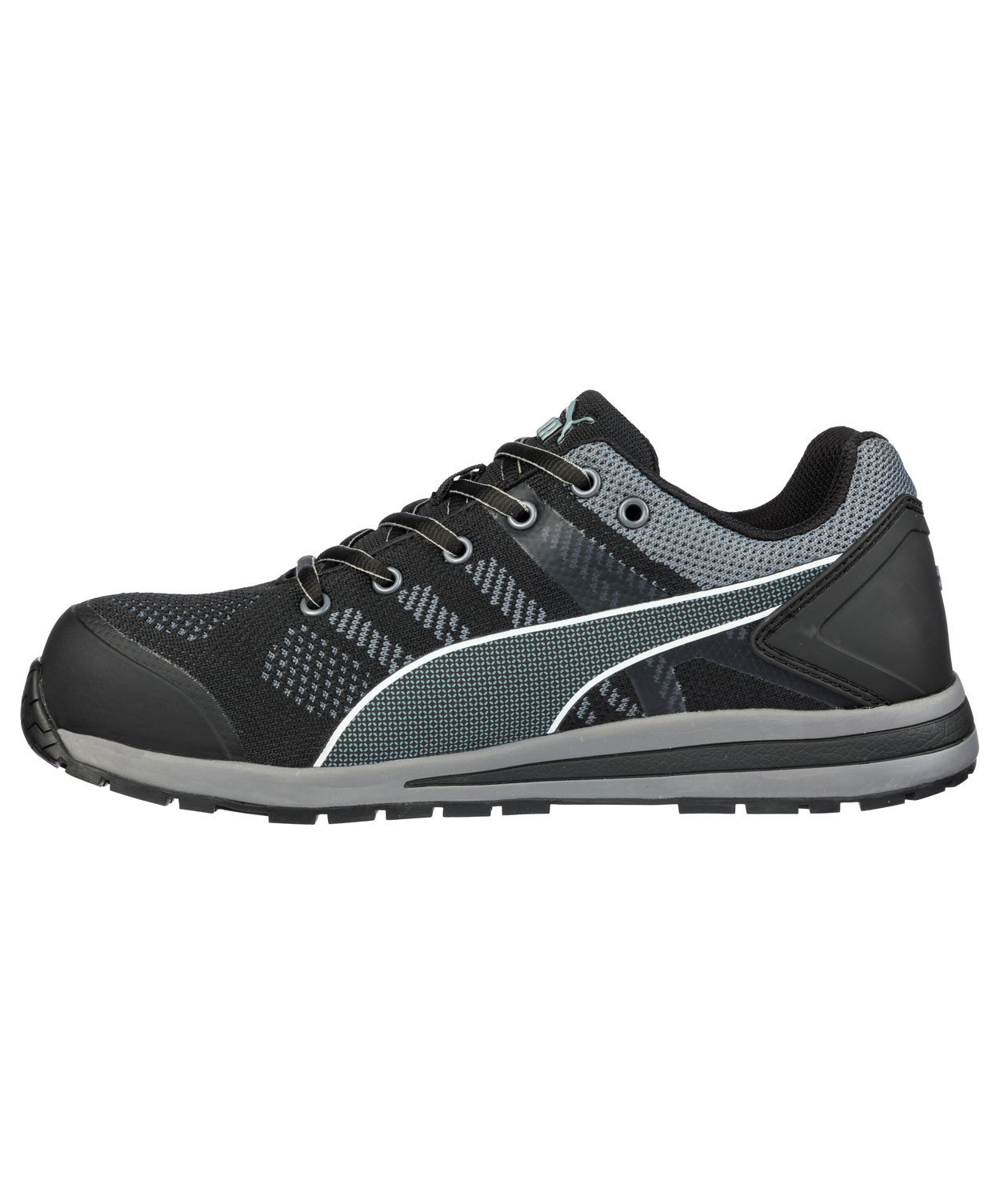 Puma Elevate Knit Low safety shoes S1P, Black/Grey