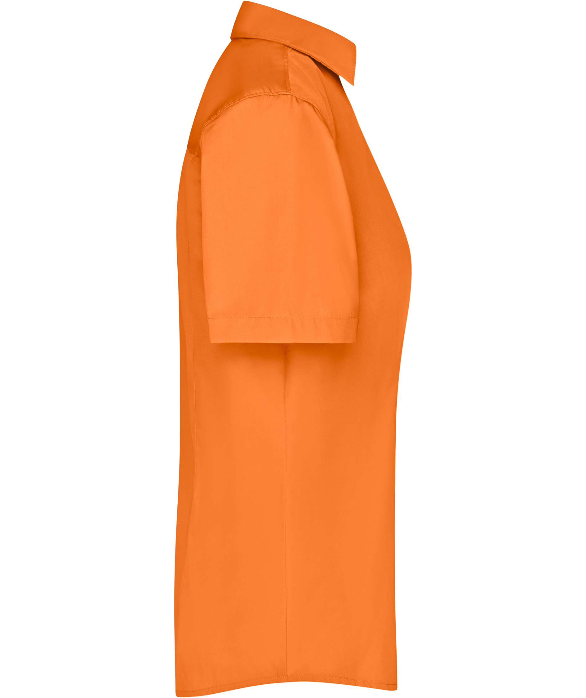 James & Nicholson kort&auml;rmad Modern fit skjorta dam, Orange, large image number 2