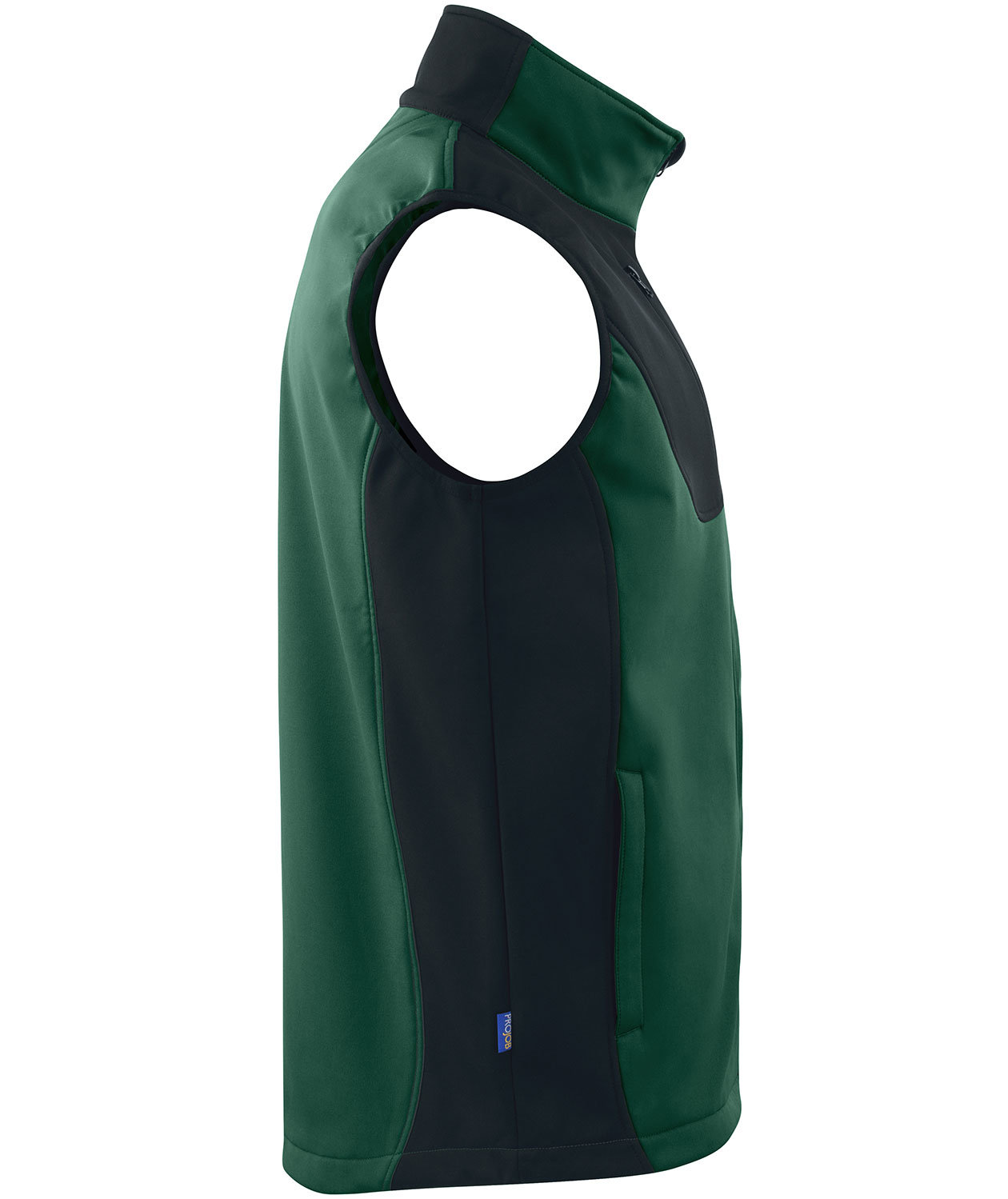 ProJob softshellv&auml;st 3702, Skogsgr&ouml;n, large image number 3