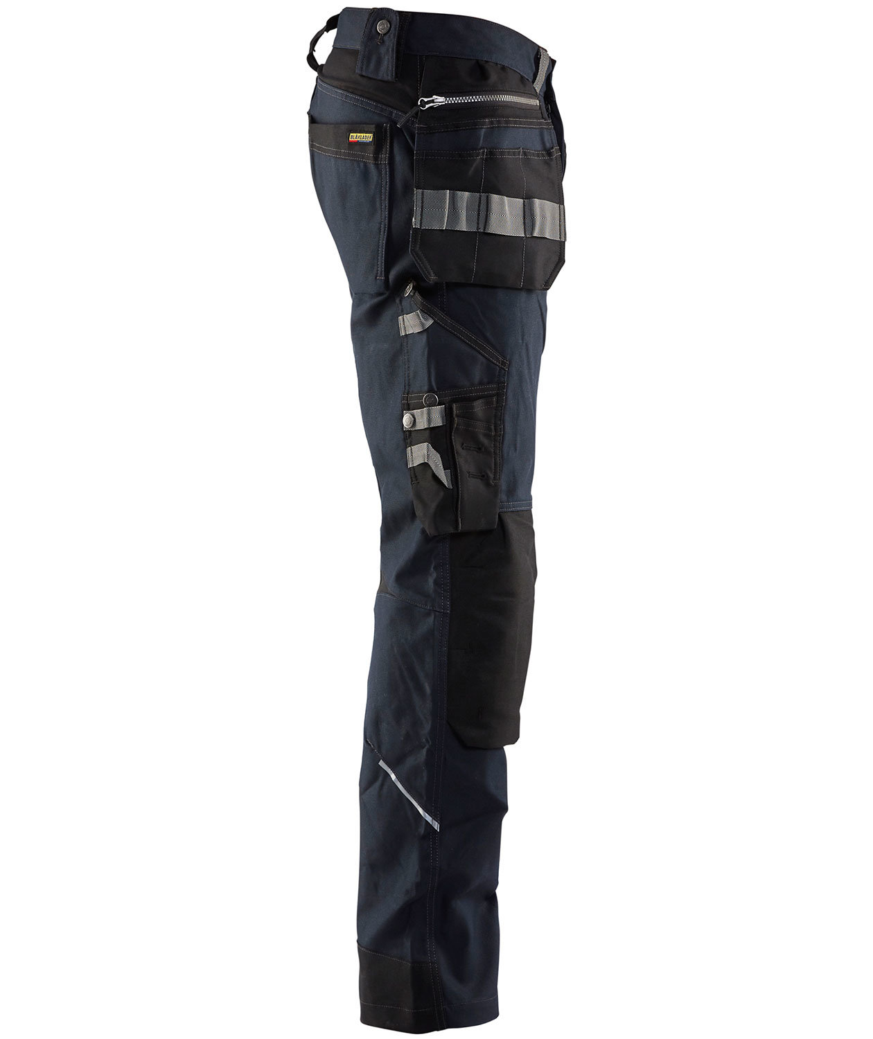 Bl&aring;kl&auml;der hantverksbyxa, Dark Marin/Svart, large image number 3